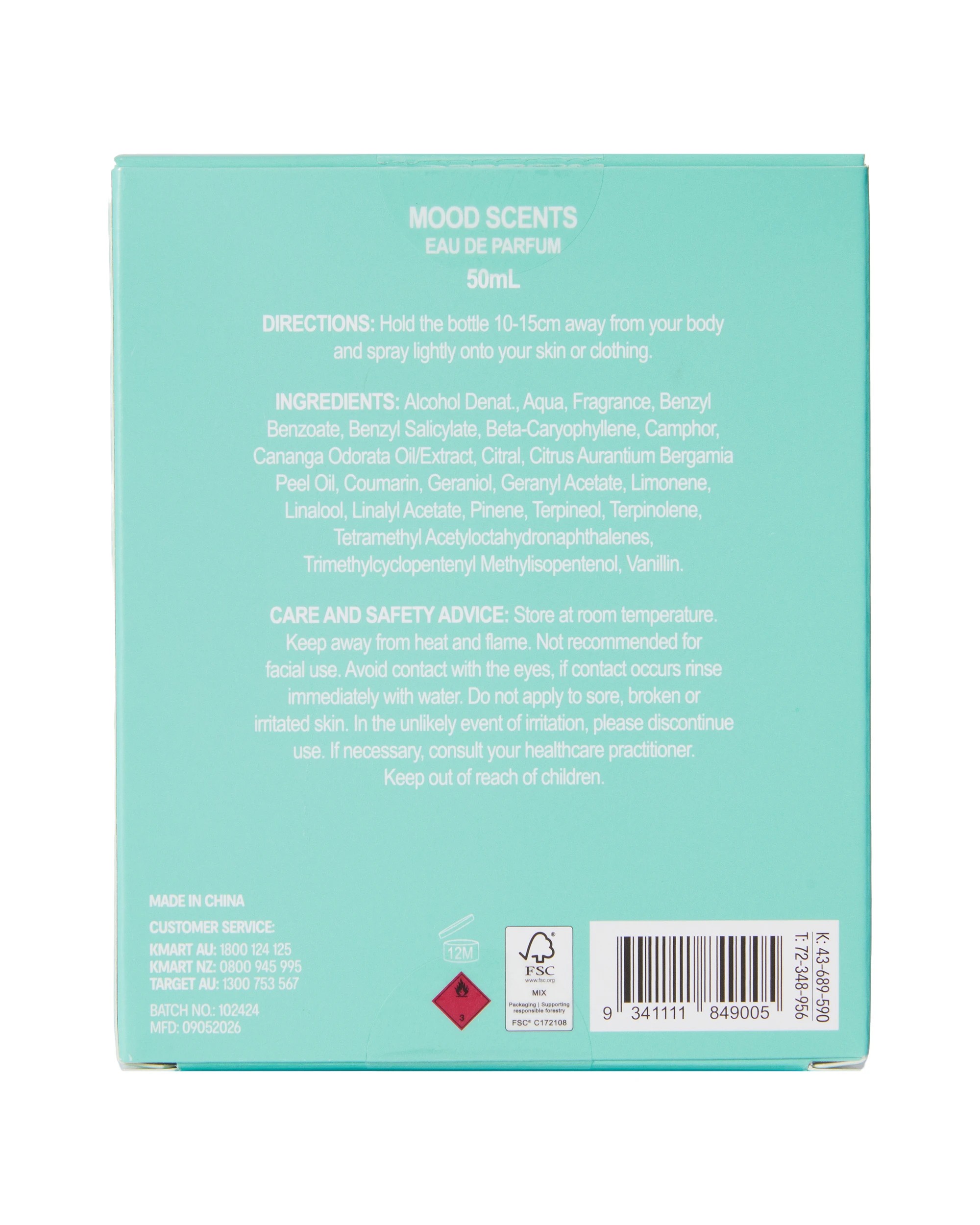 6 OXX Fragrance Mood Scents Serenity Eau De Parfum 50ml - Sage, Sandalwood and Tonka Scents, 6 of 6