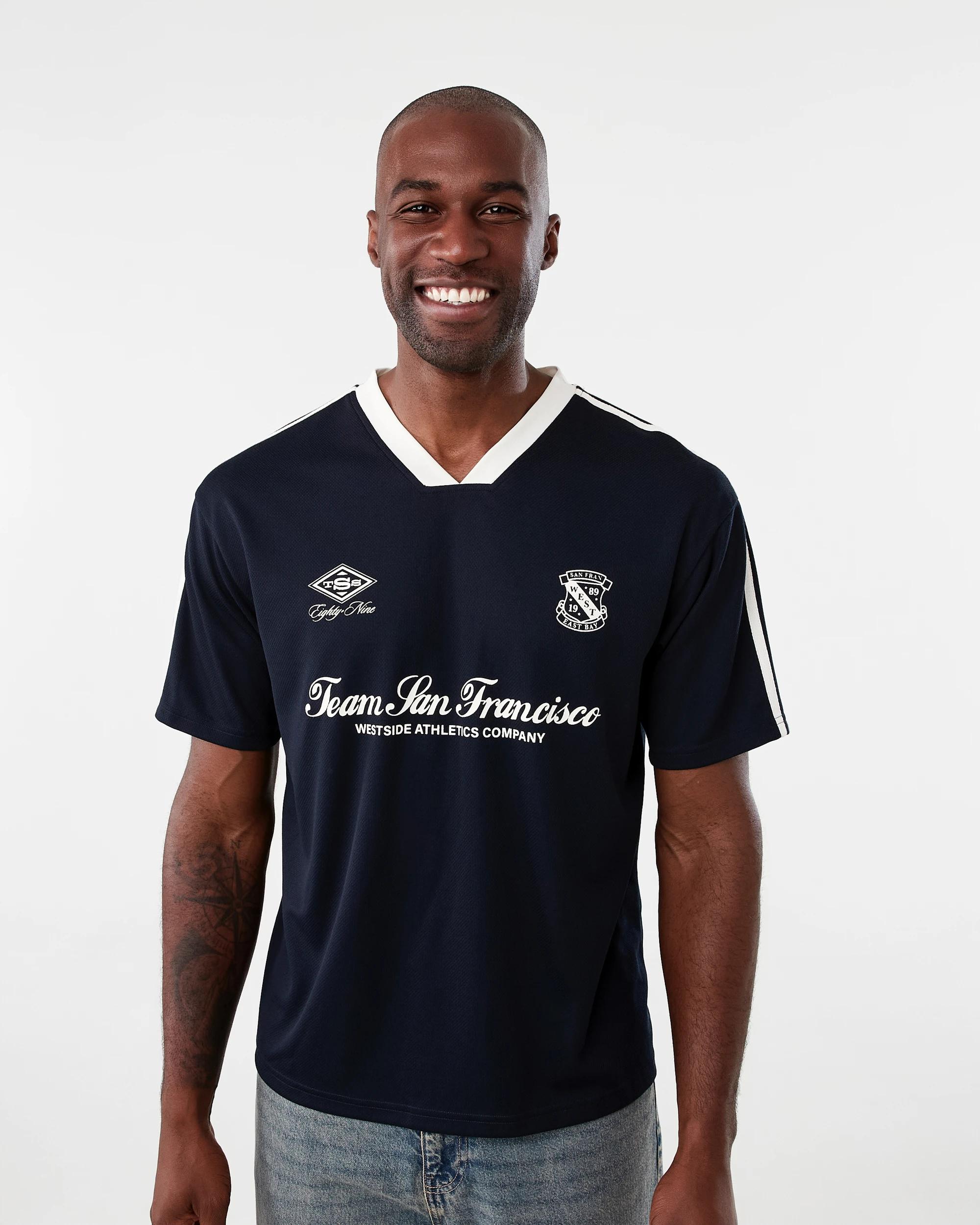 1 Mesh Block T-shirt Nvy Team, 1 of 7