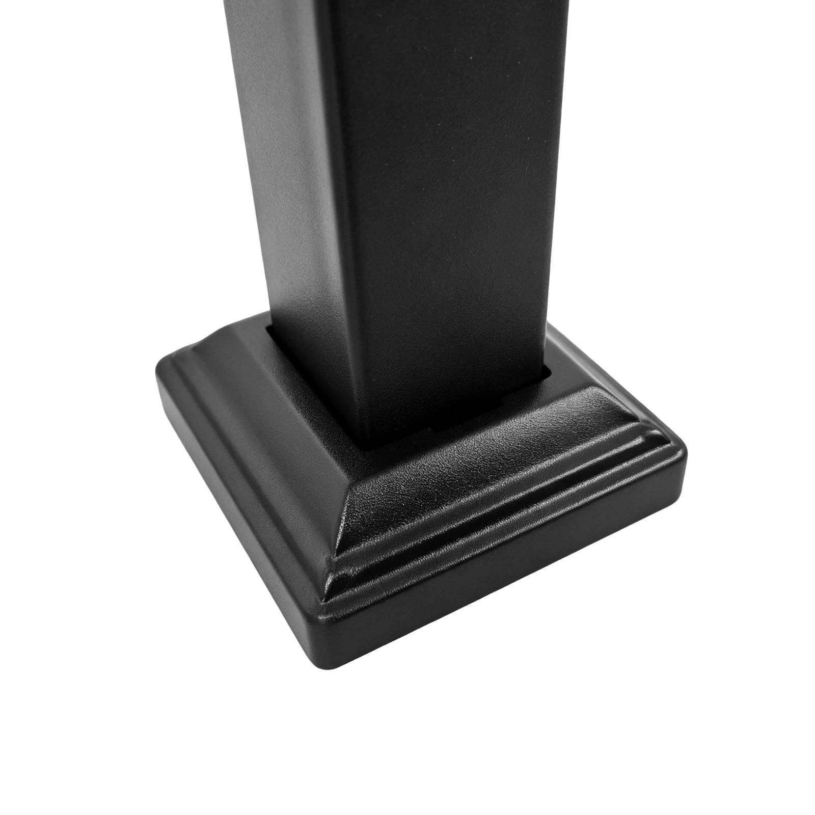 5 Ausway 4 Pcs  Stair Handrail Posts, Adjustable 0-180 degree Metal Outdoor Step Railing Balustrade Supports, 5 of 6