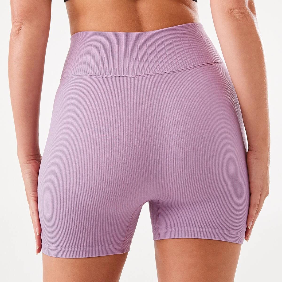 3 Active Womens Seamfree Rib Bike Shorts Calm Purp, 3 of 6