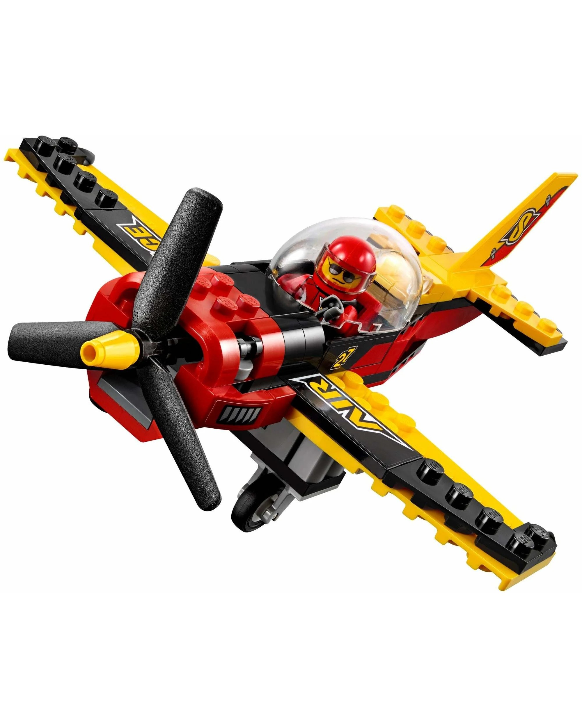2 LEGO 60144 Race Plane: Pilot Minifigure & Spinning Propeller, 2 of 3