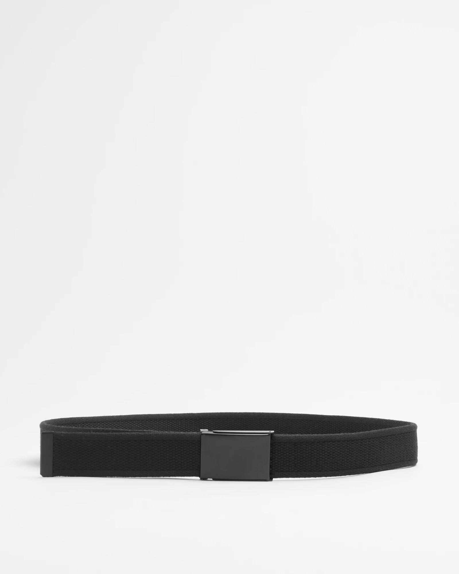3 Target Mens Plate Buckle Belt BLACK, 3 of 4