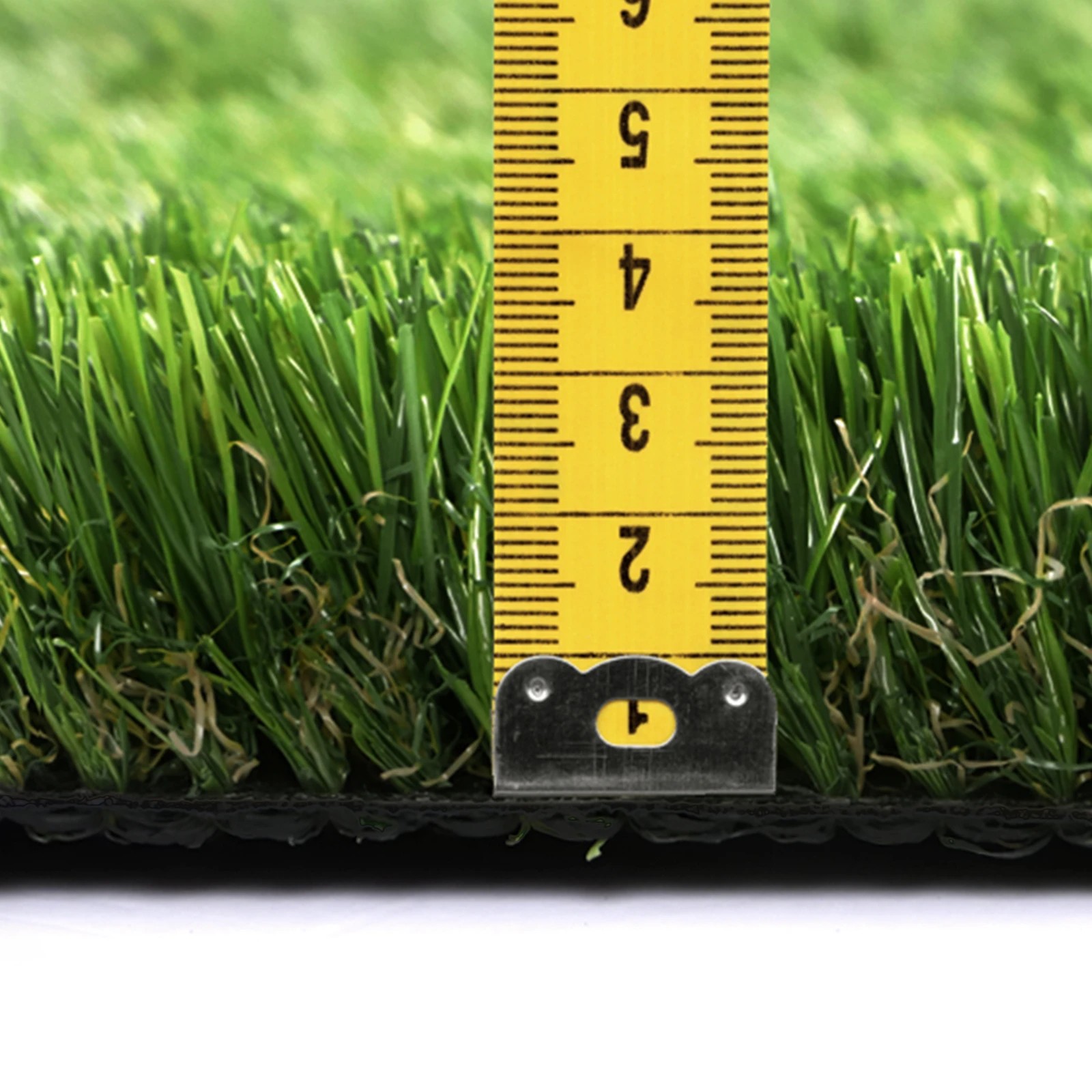 4 Artificial Grass 35mm 10sqm Synthetic Turf Gloss Fake Lawn 2mx5m - Green, 4 of 5