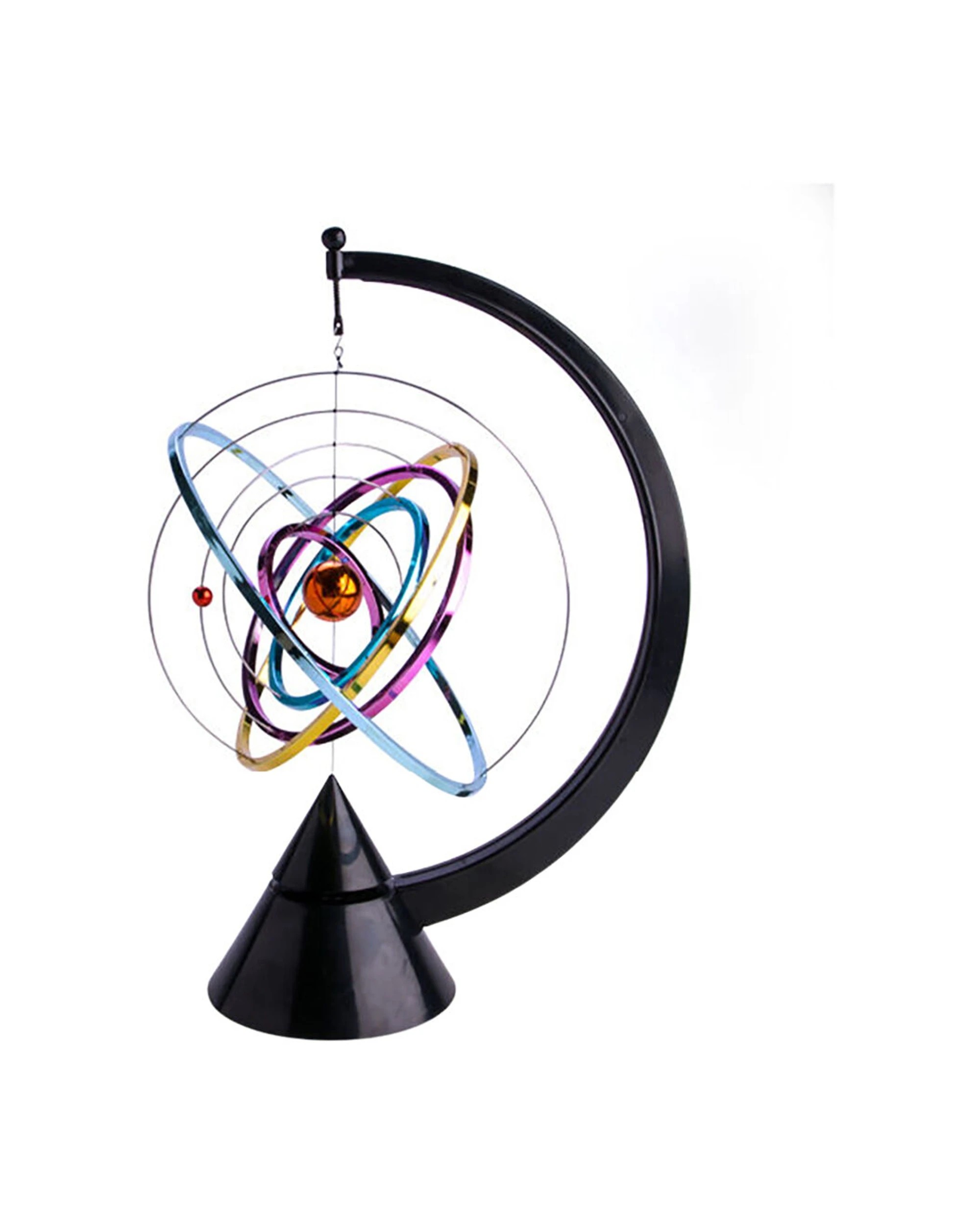 1 MDI Kinetic Art Solar System Desk Toy Motion Science Display - Multi, 1 of 2