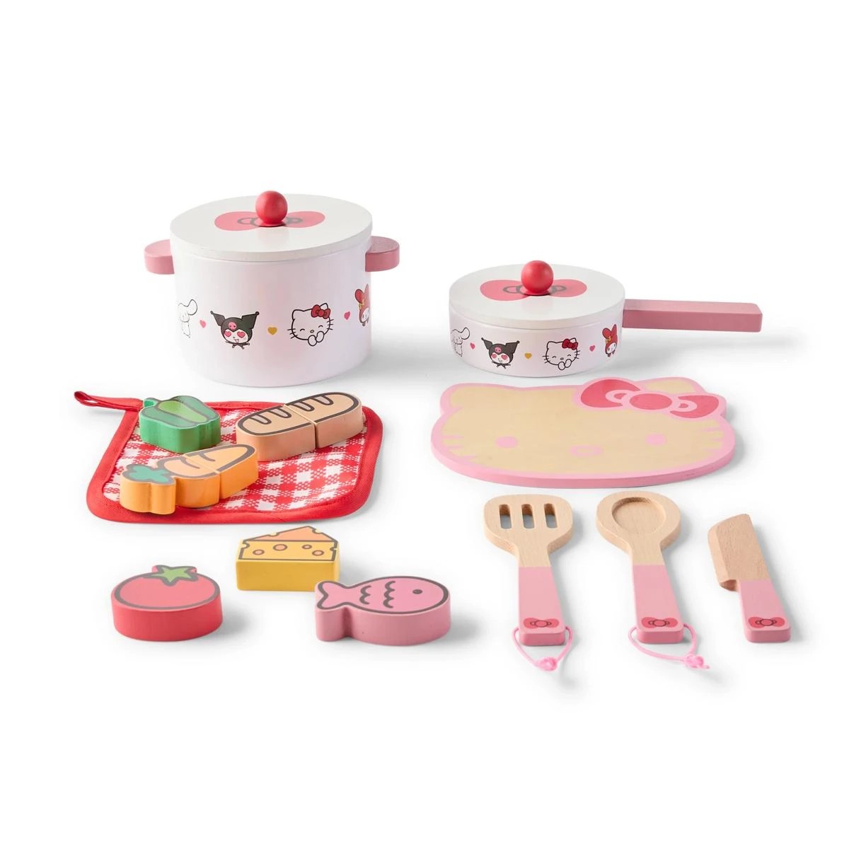 1 13 Piece Hello Kitty and Friends Wooden Kitchen Set, 1 of 10