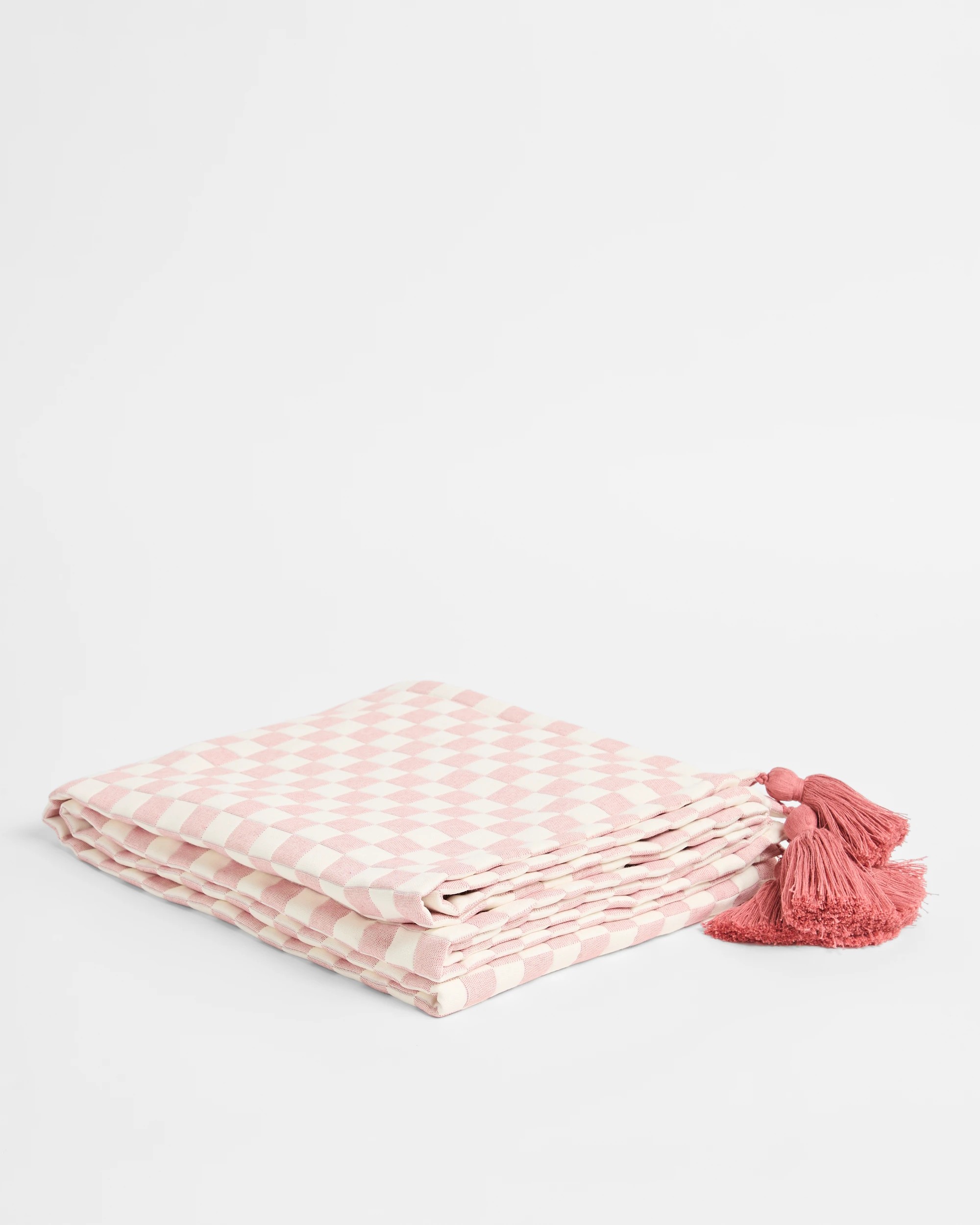 1 Target Austin Checkerboard Throw - Queen Bed - Pink, 1 of 3