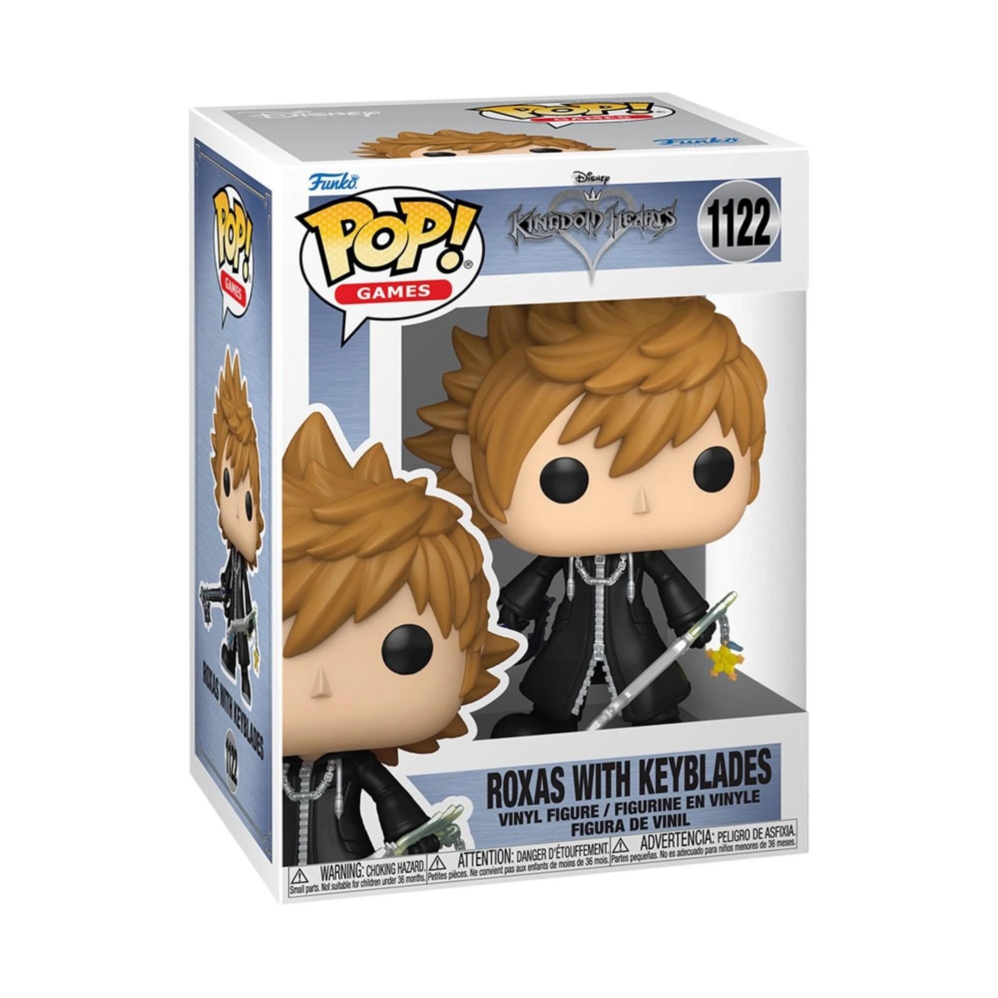 2 Kingdom Hearts - Roxas (with Keyblade) Pop! Vinyl Figure, 2 of 2