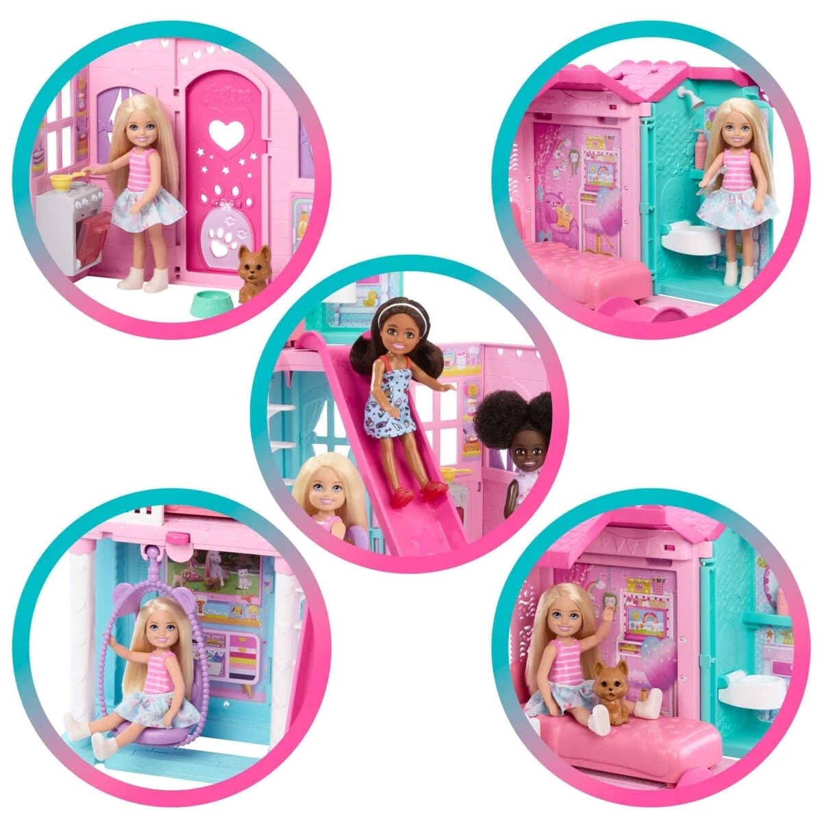5 Barbie Family & Friends Chelsea Pop-Up Doll House, 5 of 6