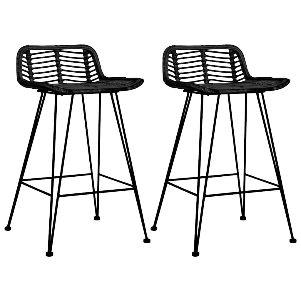 1 vidaXL Bar chair Ergonomic - Black, 1 of 7