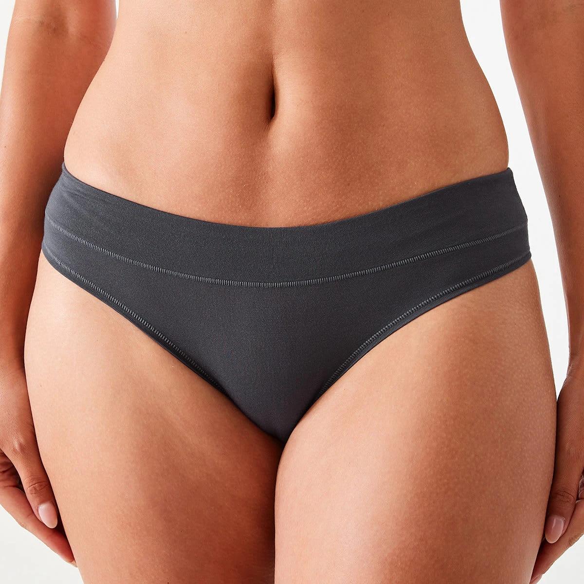 5 3 Pack Bamboo Blend Bikini Briefs SMOKY GREEN, SILVER MARLE, SHADOW NAVY, 5 of 8