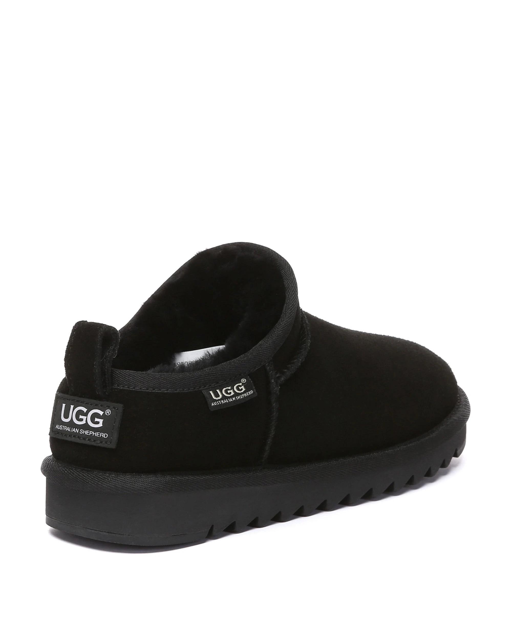 3 Australian Shepherd UGG Unisex Nano Classic Boots BLACK, 3 of 5