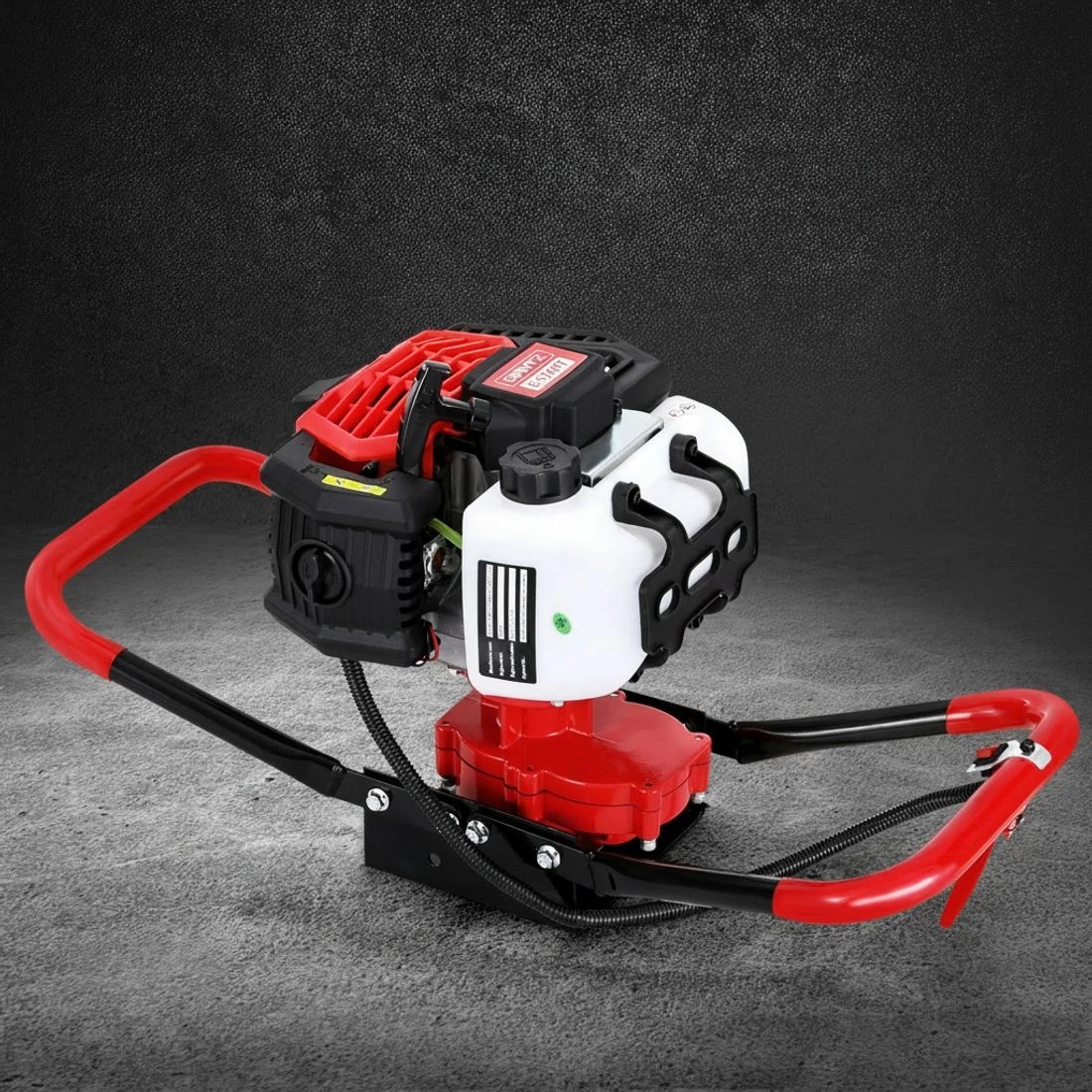 5 Giantz Post Hole Digger Motor Only Petrol Engine - Red, 5 of 5