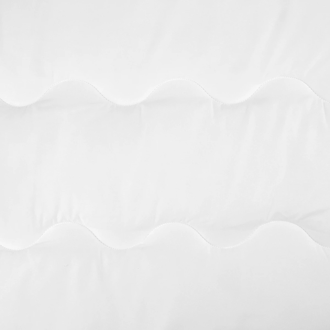 4 Strapped Airflow Mattress Topper - Double Bed, White, 4 of 5