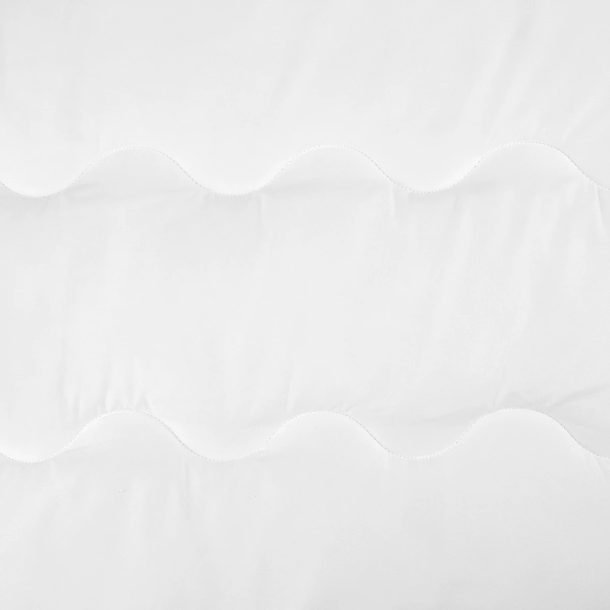4 Strapped Airflow Mattress Topper - Double Bed, White, 4 of 5