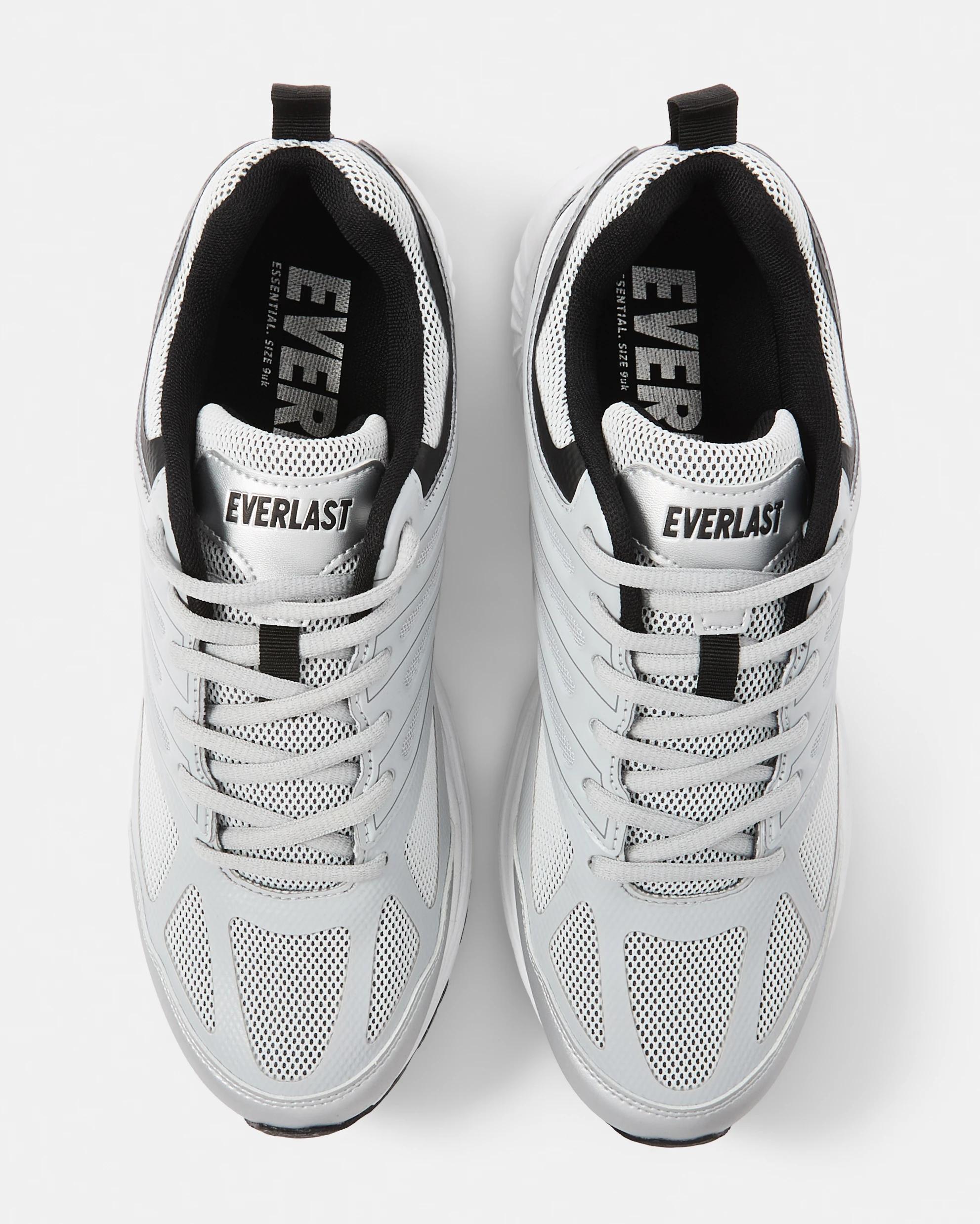 3 Everlast Mens Glendale Sneakers Grey, 3 of 6