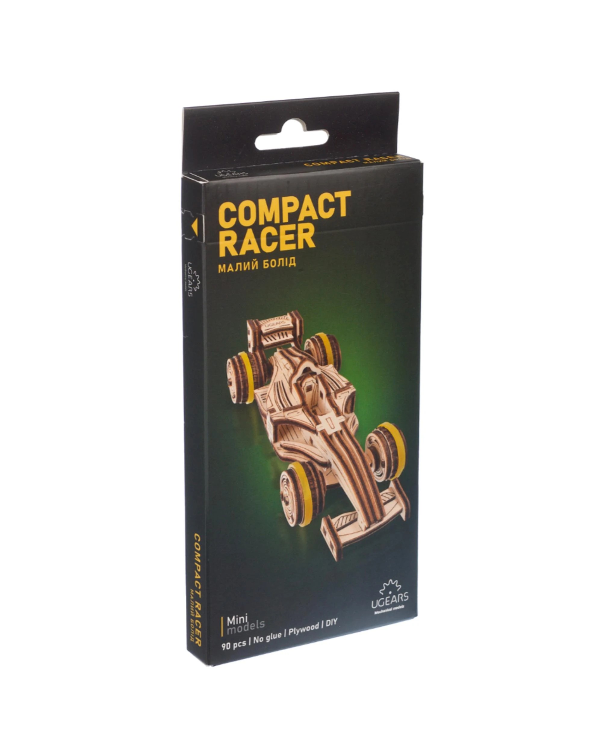 1 UGears Compact Racer Model Kit, 1 of 7