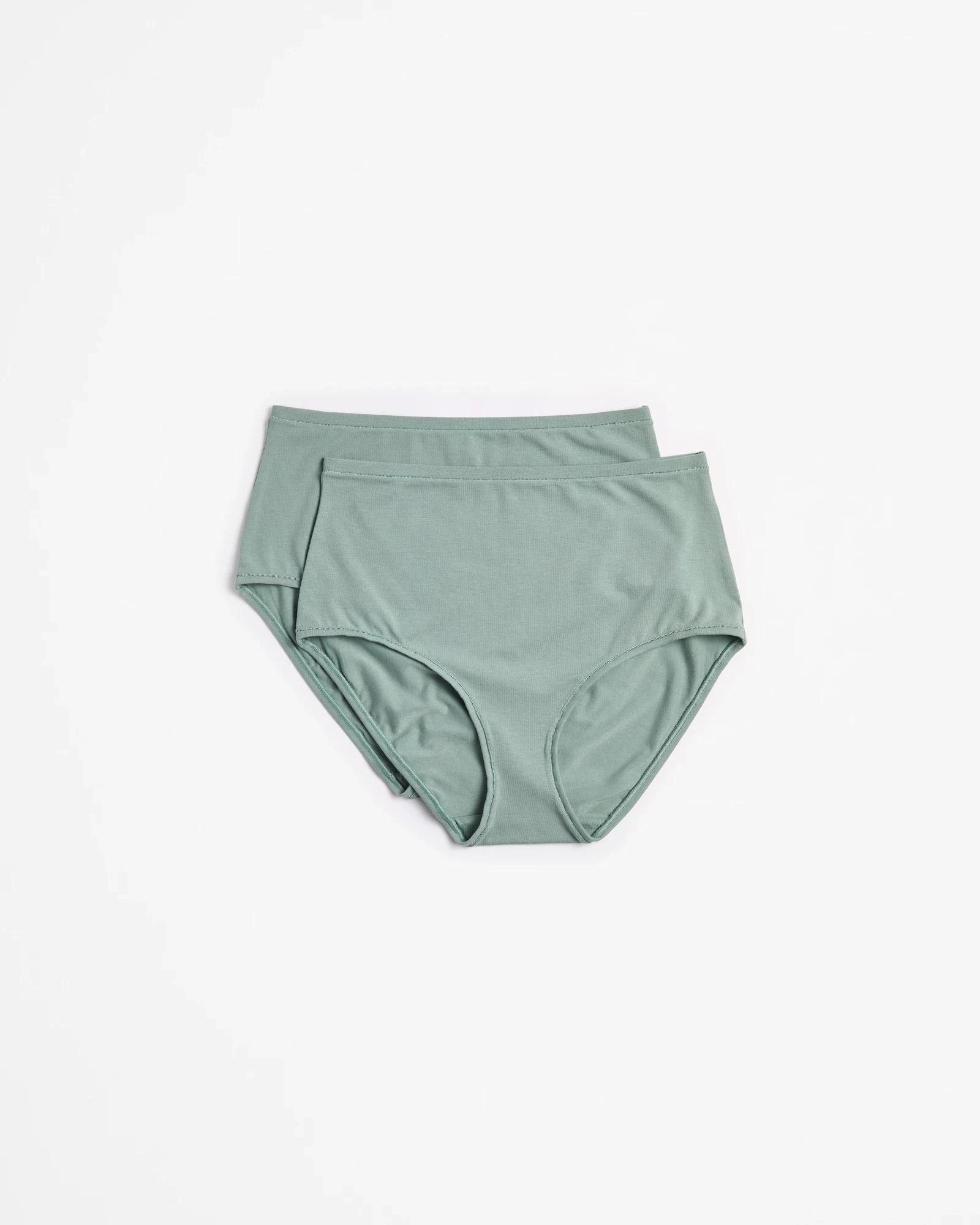 1 Target Woman 2 Pack Bamboo Full Briefs CHINOIS GREEN, 1 of 4