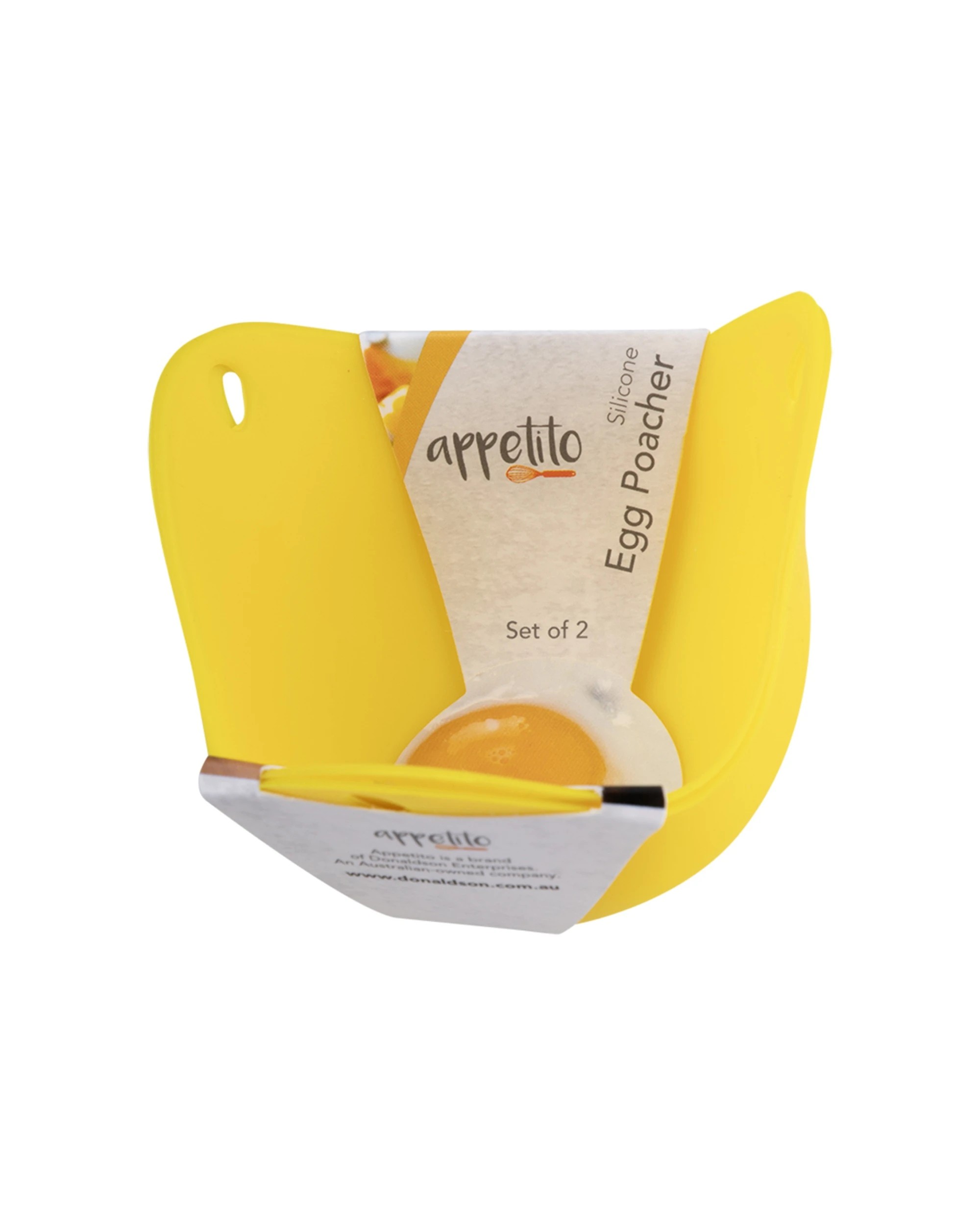 1 Appetito Silicone Egg Poachers, 2-Piece Assorted Colors - Multi, 1 of 2