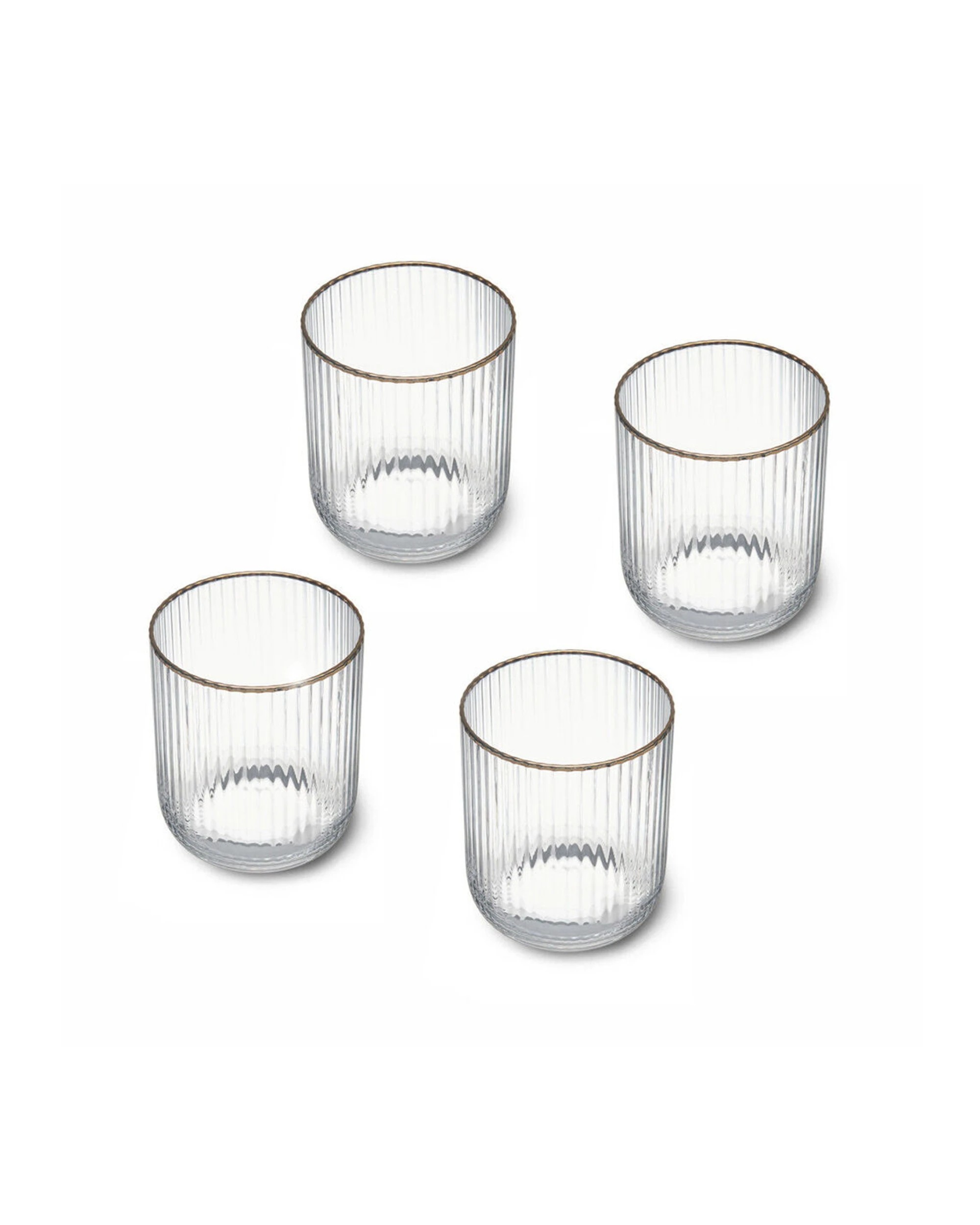 4 Mikasa 4pc Sorrento Crystal Tumbler Glass Set 400ml - Clear, 4 of 6
