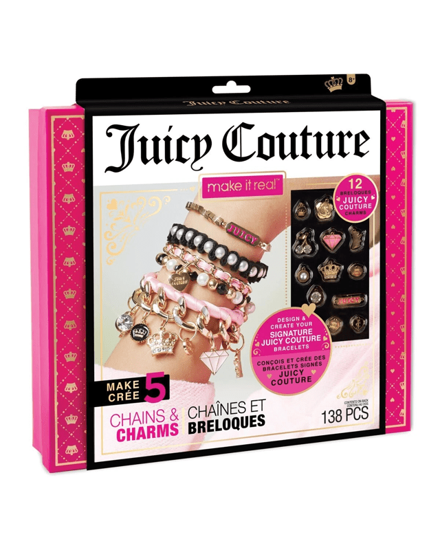 138 Piece Make It Real: Juicy Couture Chains and Charms