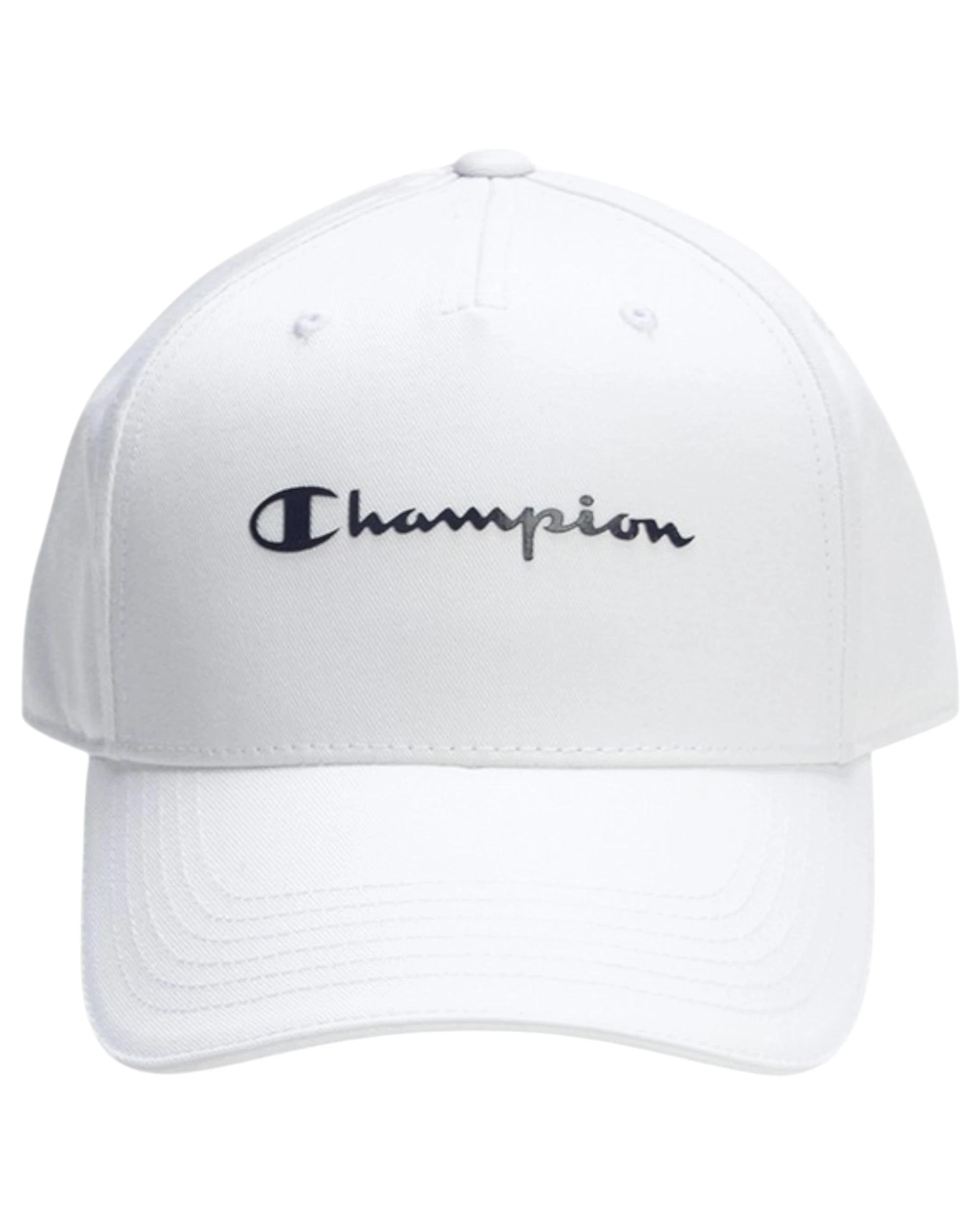 2 Champion 3 Pack Mens Baseball Cap Cotton White Hat WHITE, 2 of 5