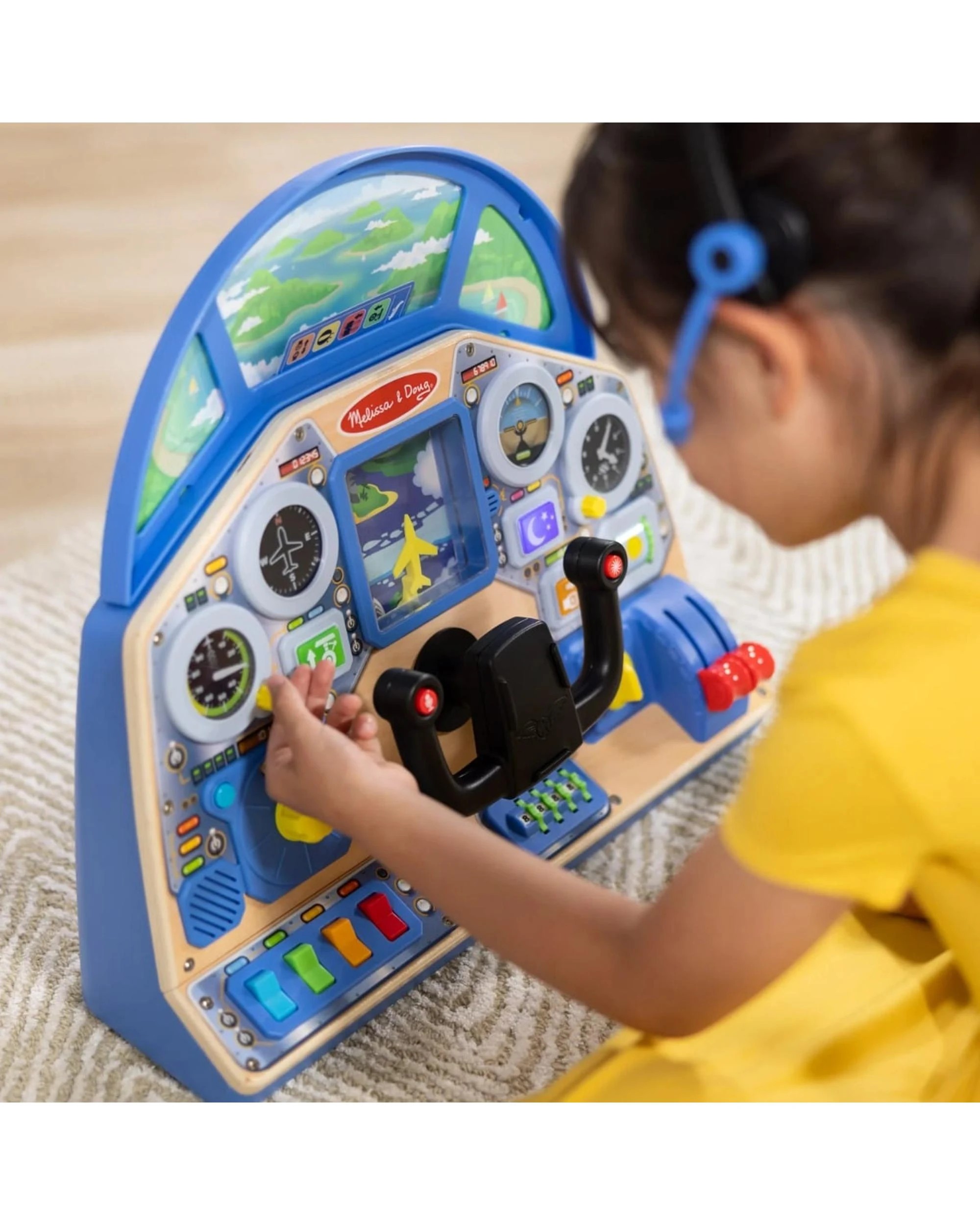 6 Melissa and Doug Jet Pilot Interactive Dashboard, 6 of 8