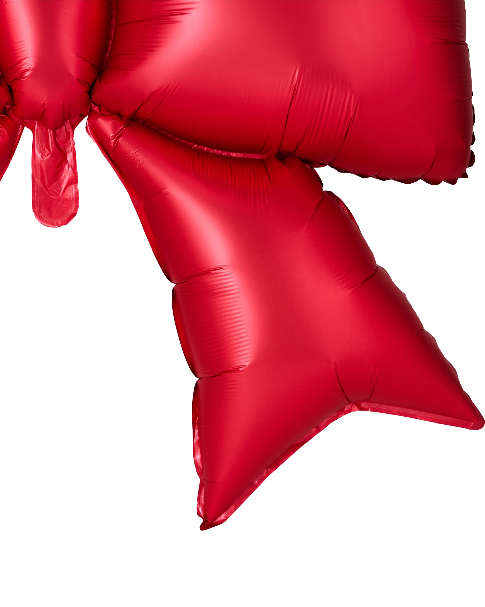 3 Red Bow Foil Balloon, 3 of 5