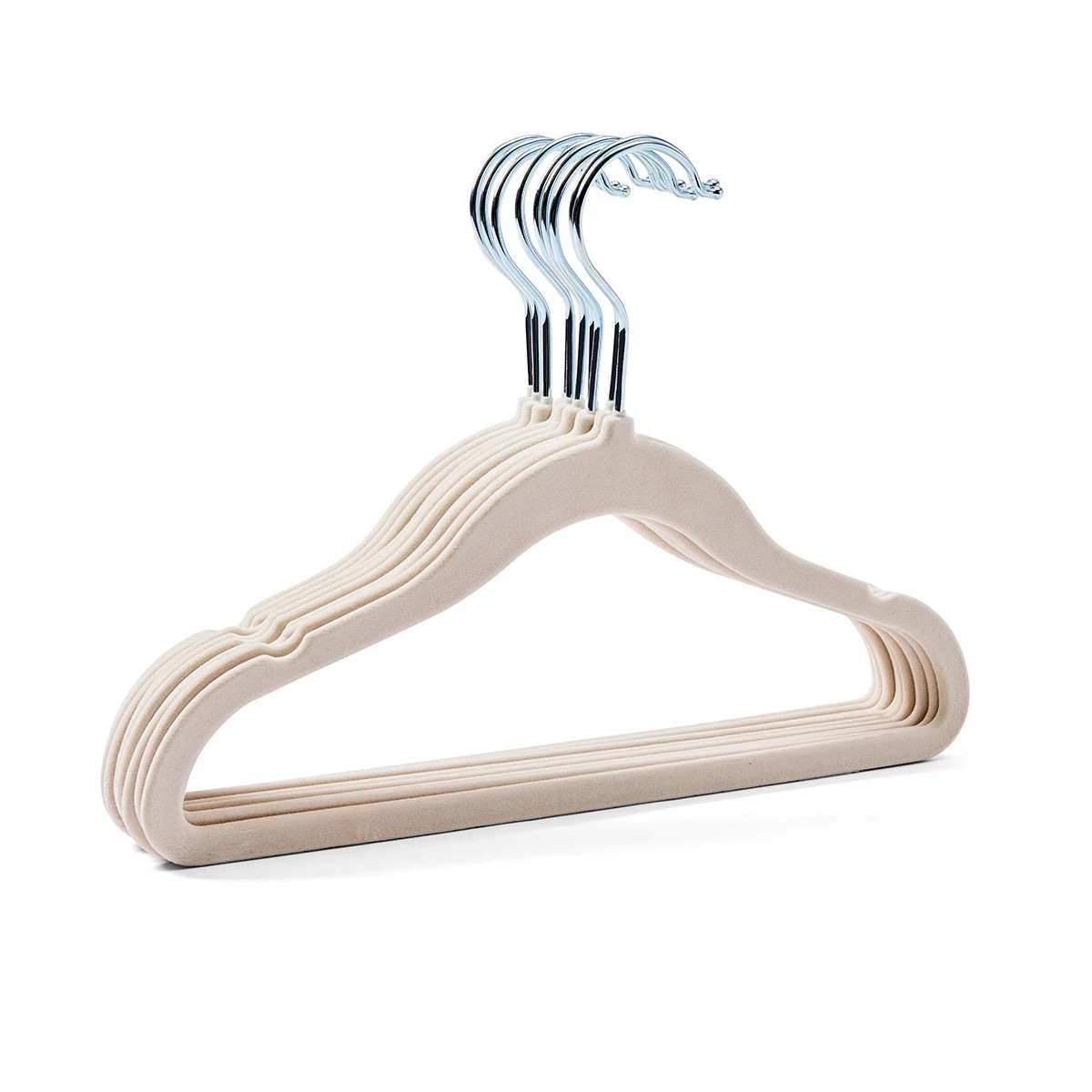 5 10 Pack Kids Flocked Hangers, 5 of 7