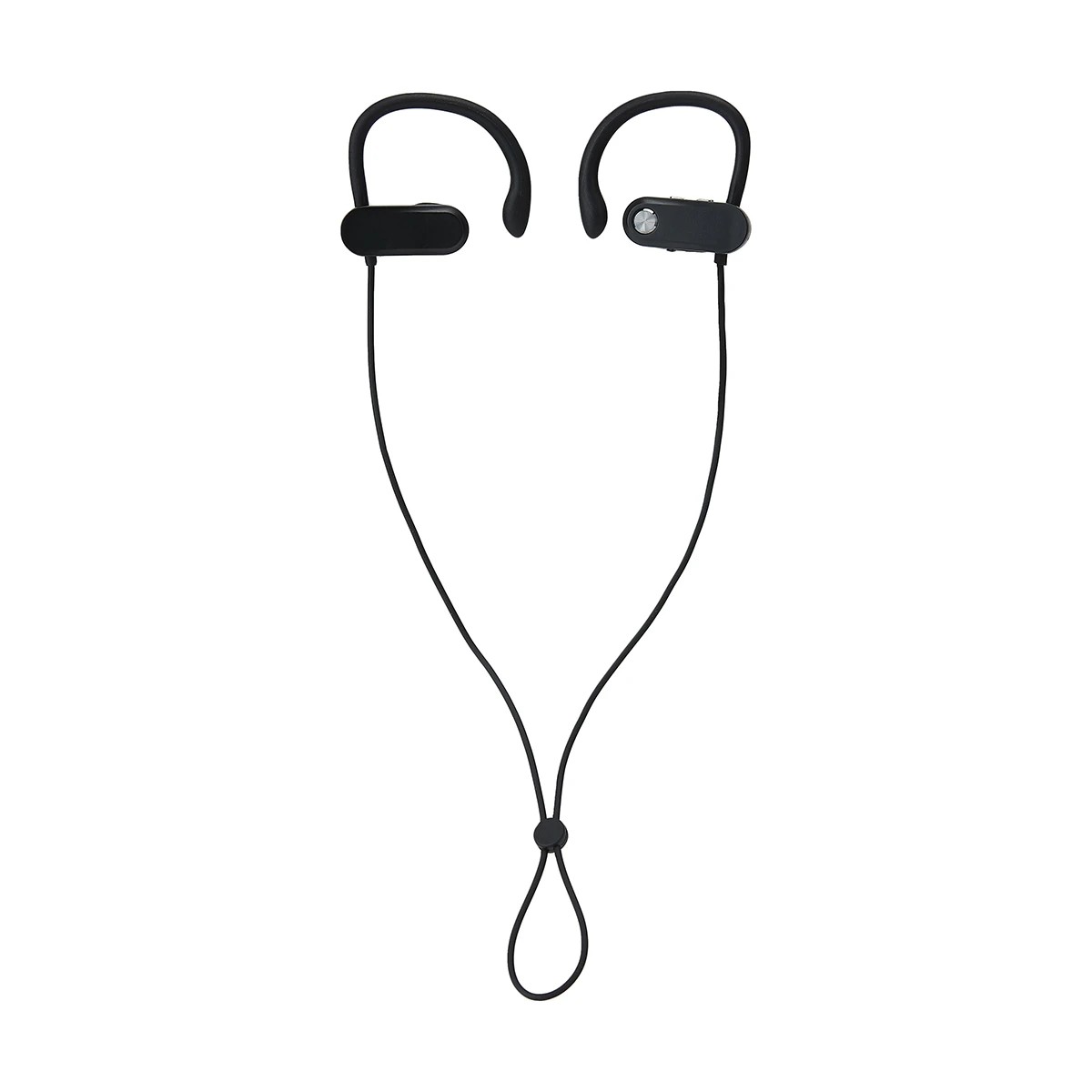 1 Sports Hook Bluetooth Earphones - Black, 1 of 10