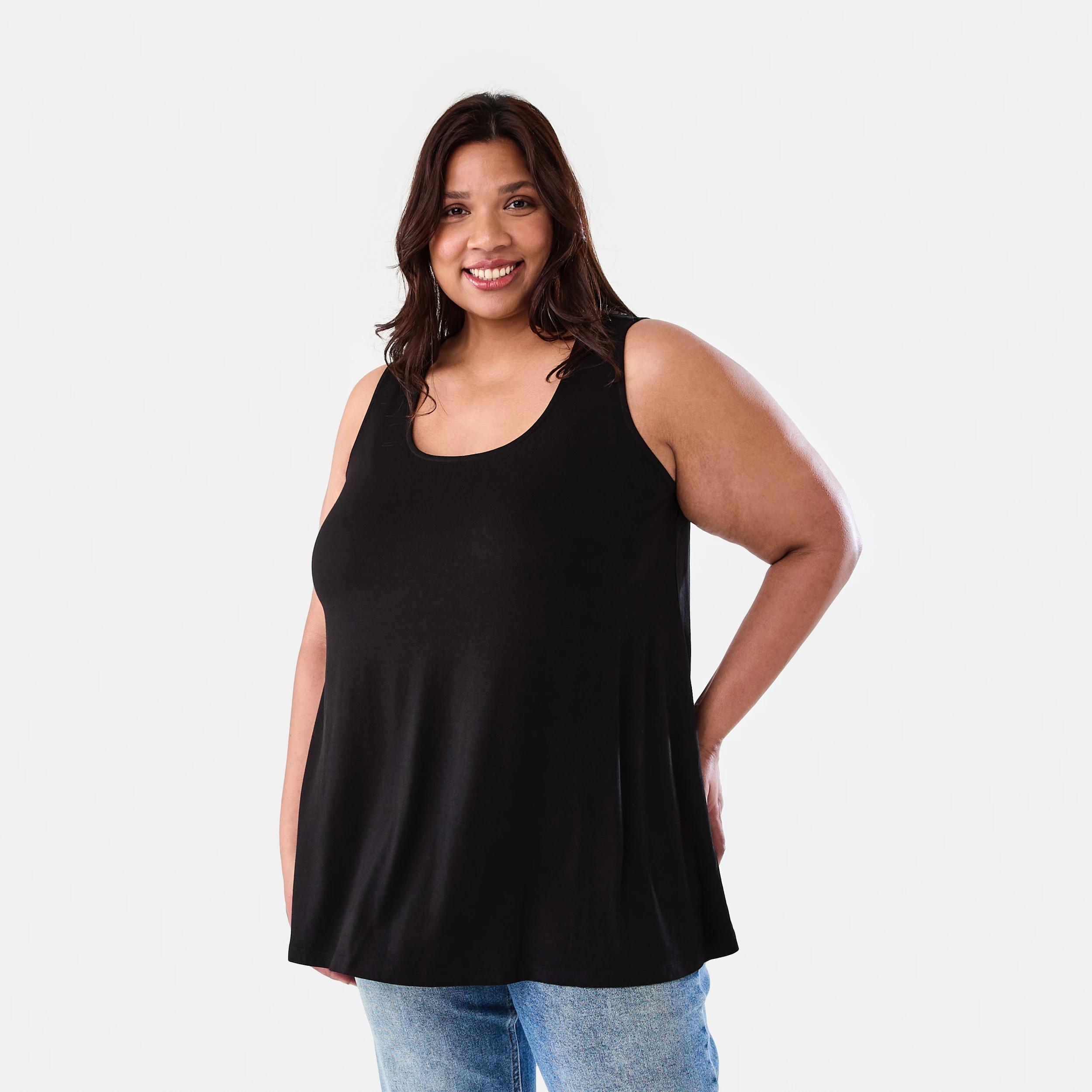 2 Curve Swing Tank BLACK, 2 of 6
