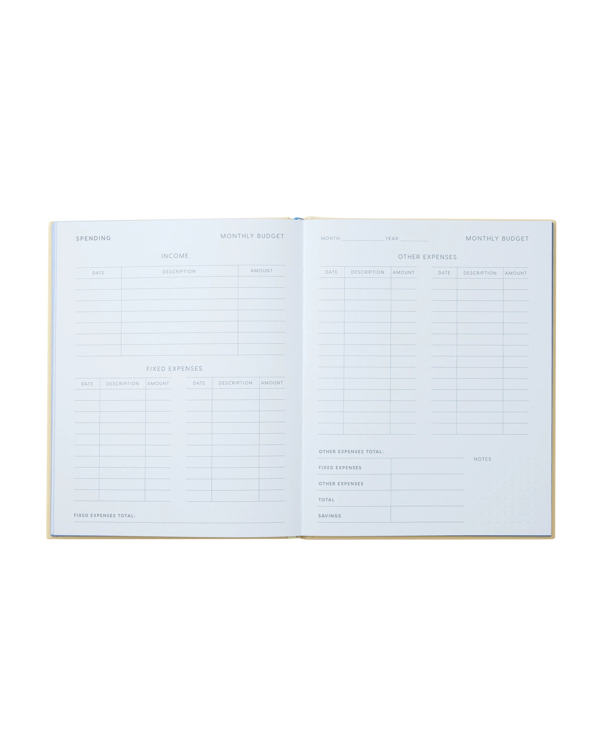 4 Journal Wellness Budget 100gsm 160 Pages, 4 of 7