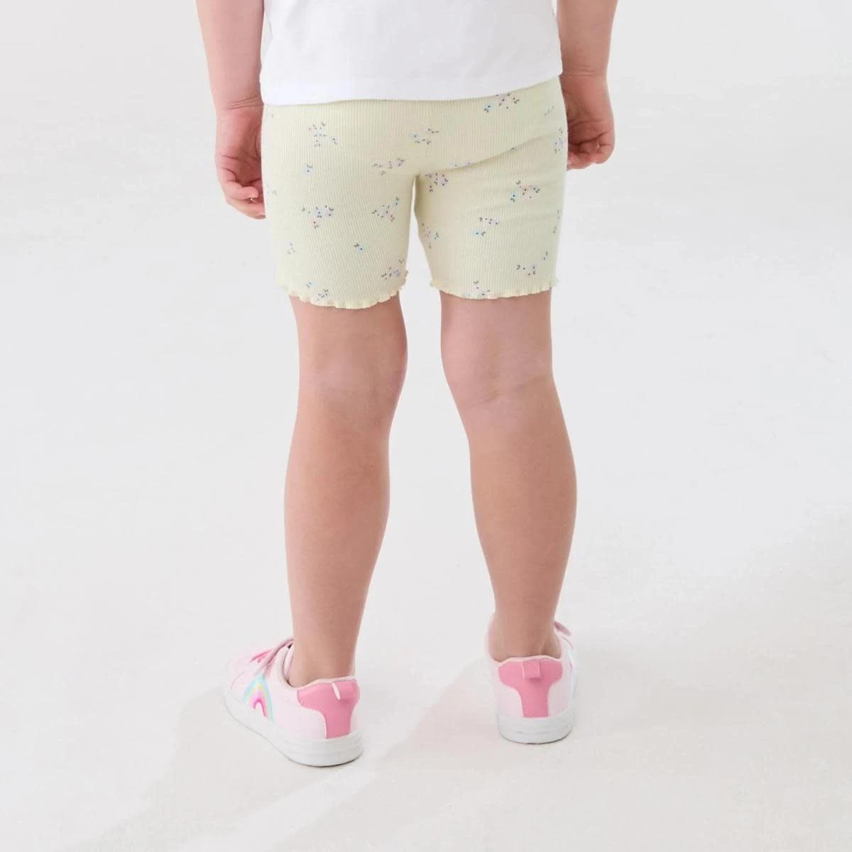 2 Printed Rib Bike Shorts BLUSH BLOOMS FLORALS SORBET, 2 of 5
