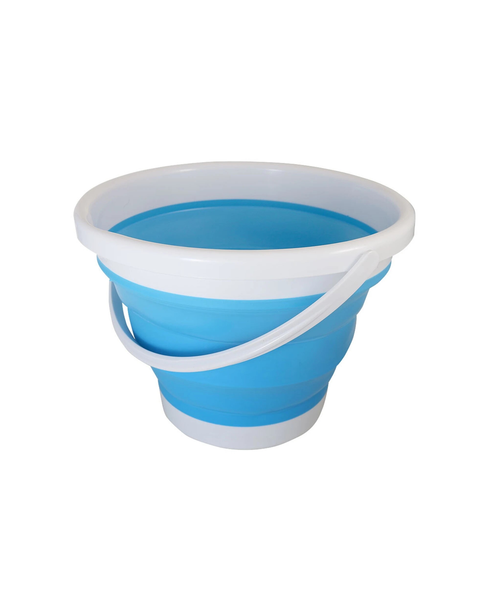 1 Coghlans 10L Collapsible Bucket Food-Safe TPR And PP With Spout For Camping - Blue, 1 of 3