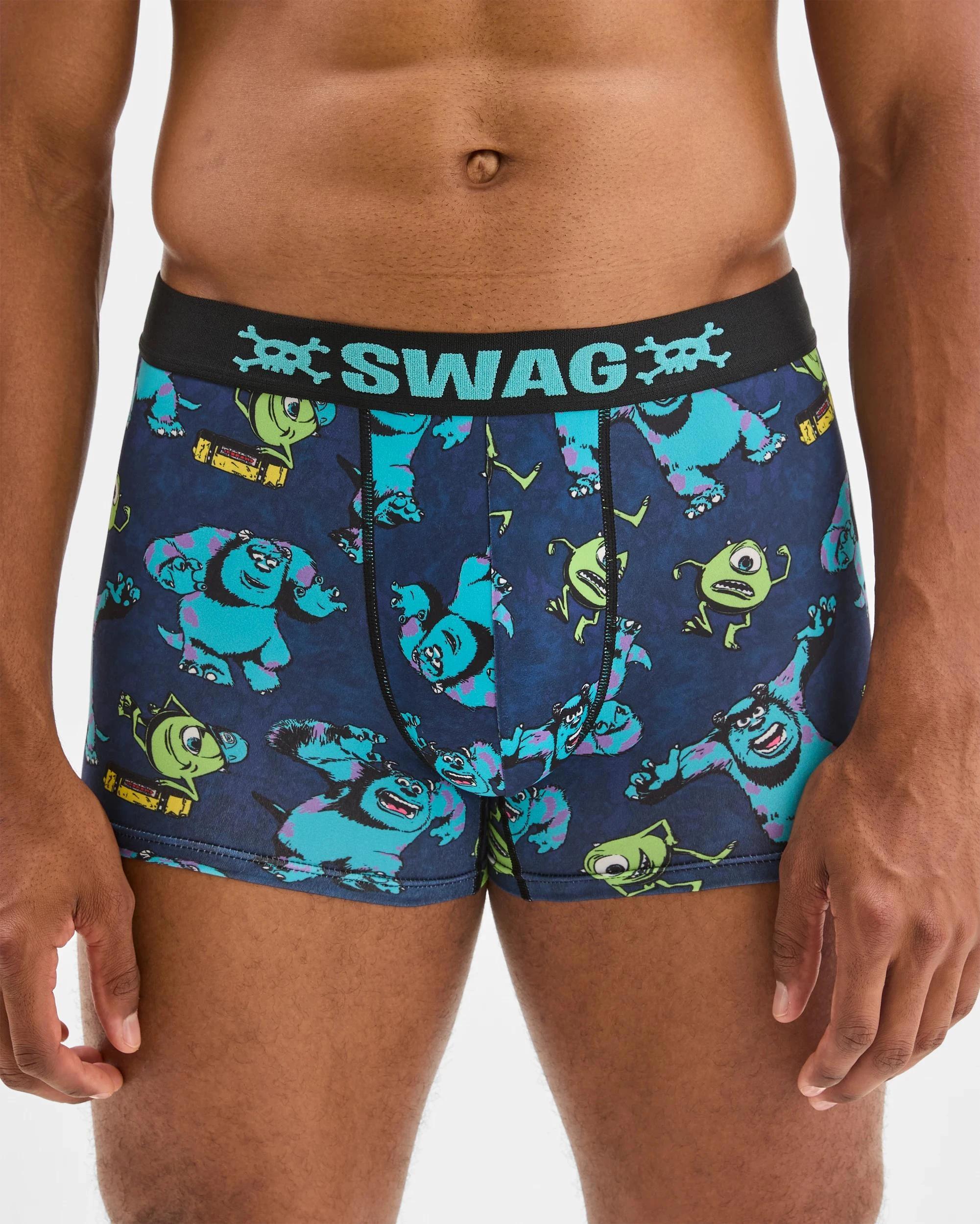 3 Target Swag Monsters Inc. Trunks NAVY BLUE, 3 of 4
