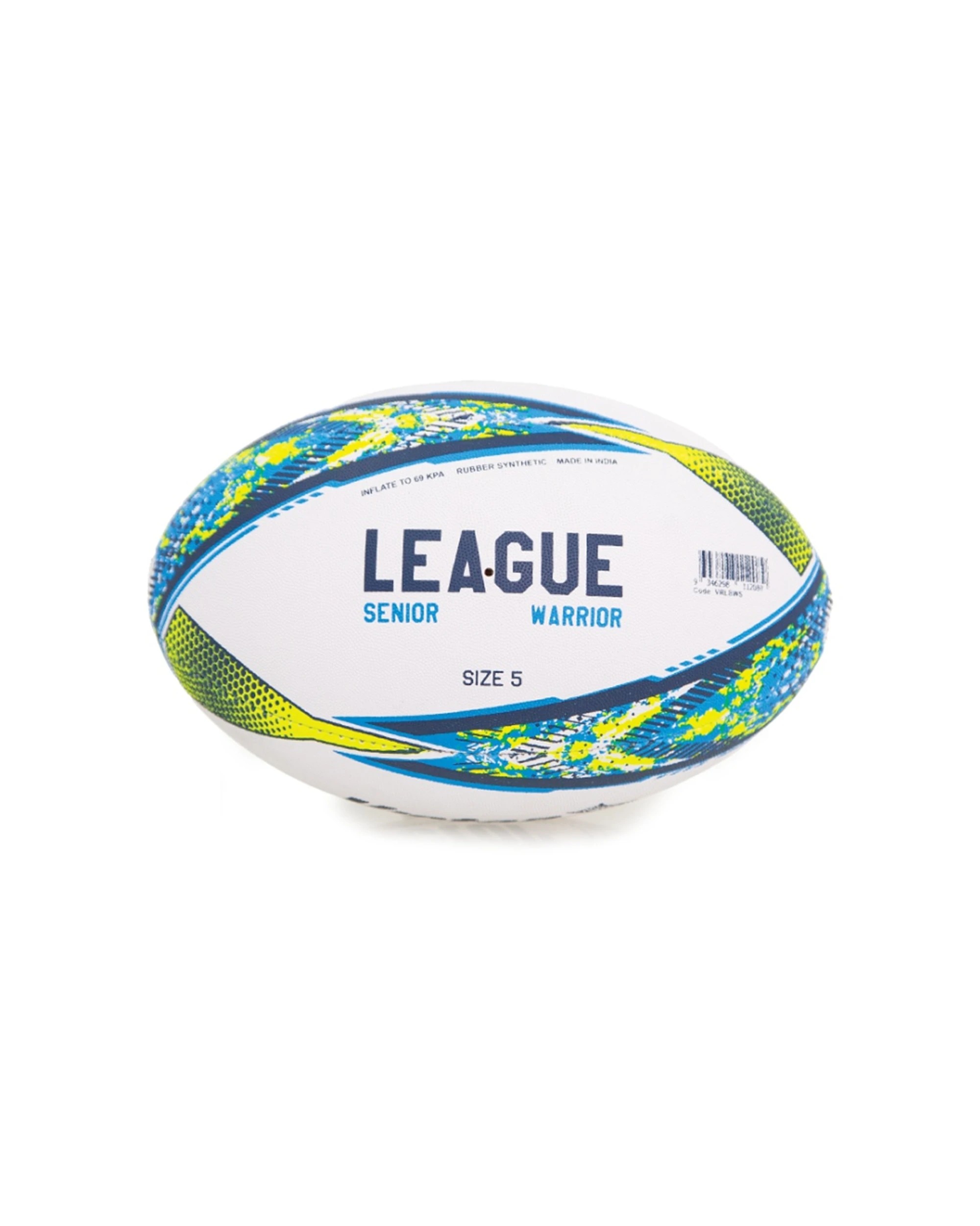 1 Victor Sports Rugby League Ball Warrior Training Durable Senior Size - Multi, 1 of 2