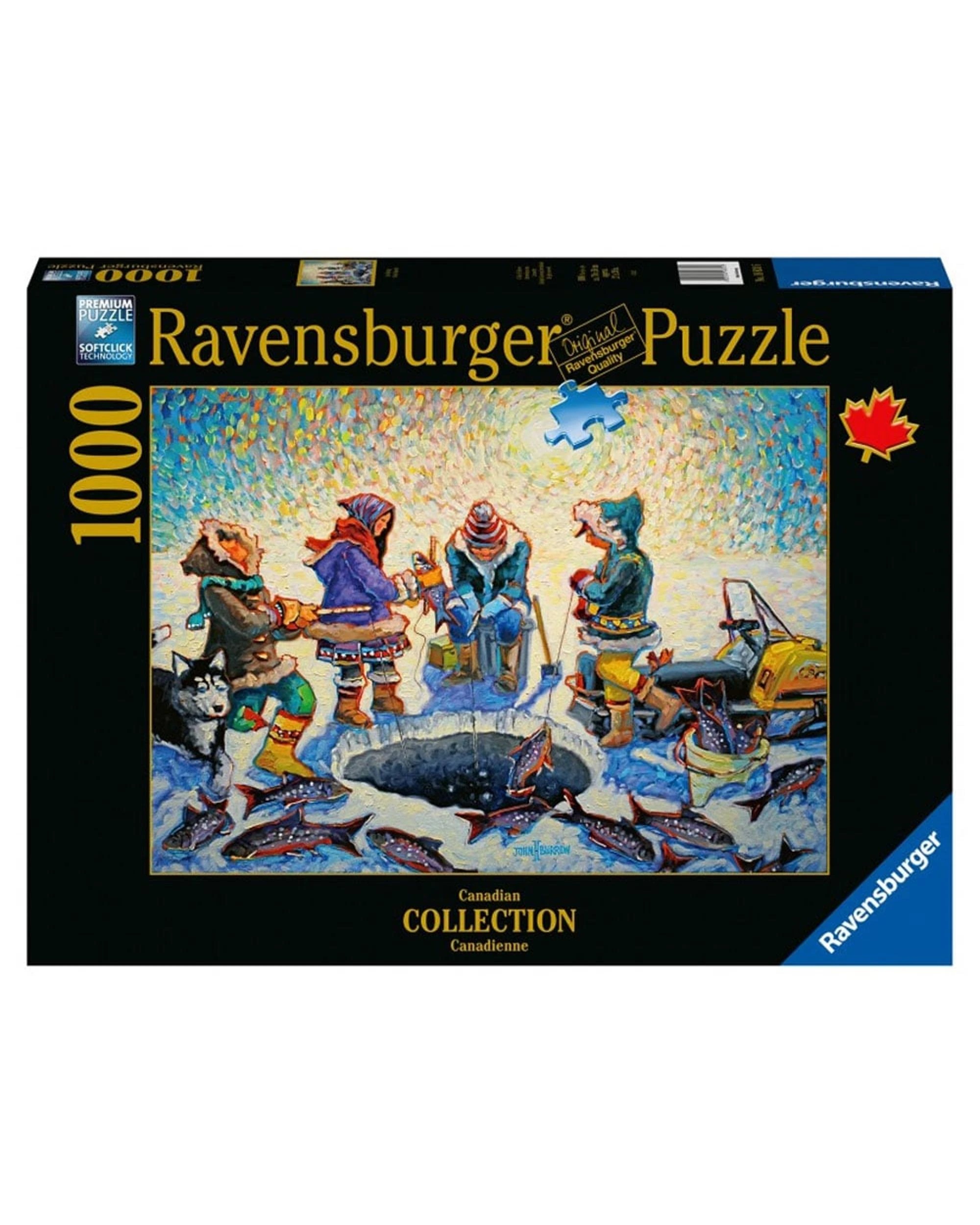 1 Ravensburger Ice Fishing 1000 Piece Jigsaw Puzzle, 1 of 1