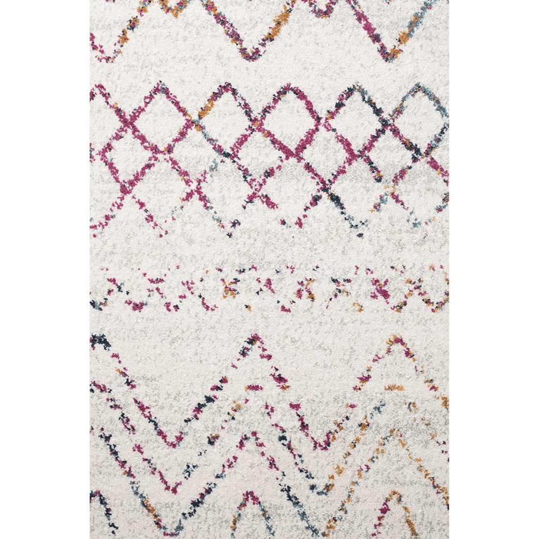 4 Rug Culture Oasis Nadia Round Rug - Multi Rustic Tribal, 10mm Polypropylene (Made in Turkey) - Multi, 4 of 5