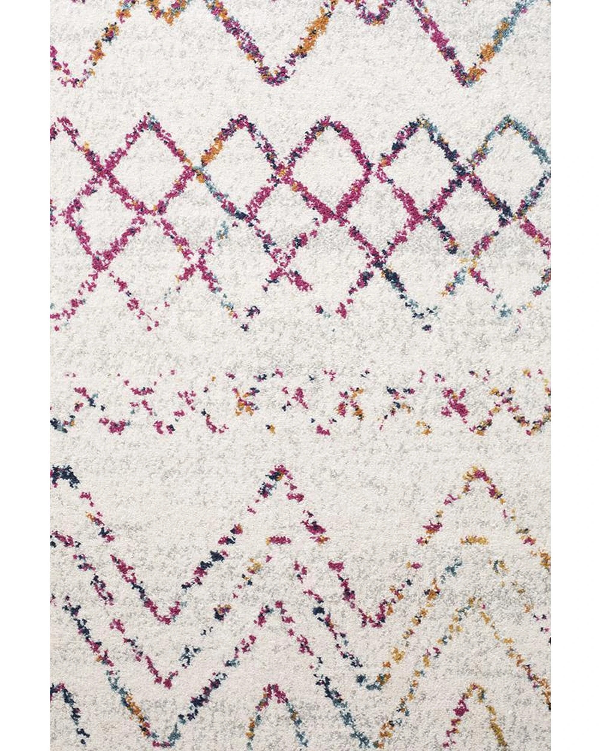 4 Rug Culture Oasis Nadia Round Rug - Multi Rustic Tribal, 10mm Polypropylene (Made in Turkey) - Multi, 4 of 5