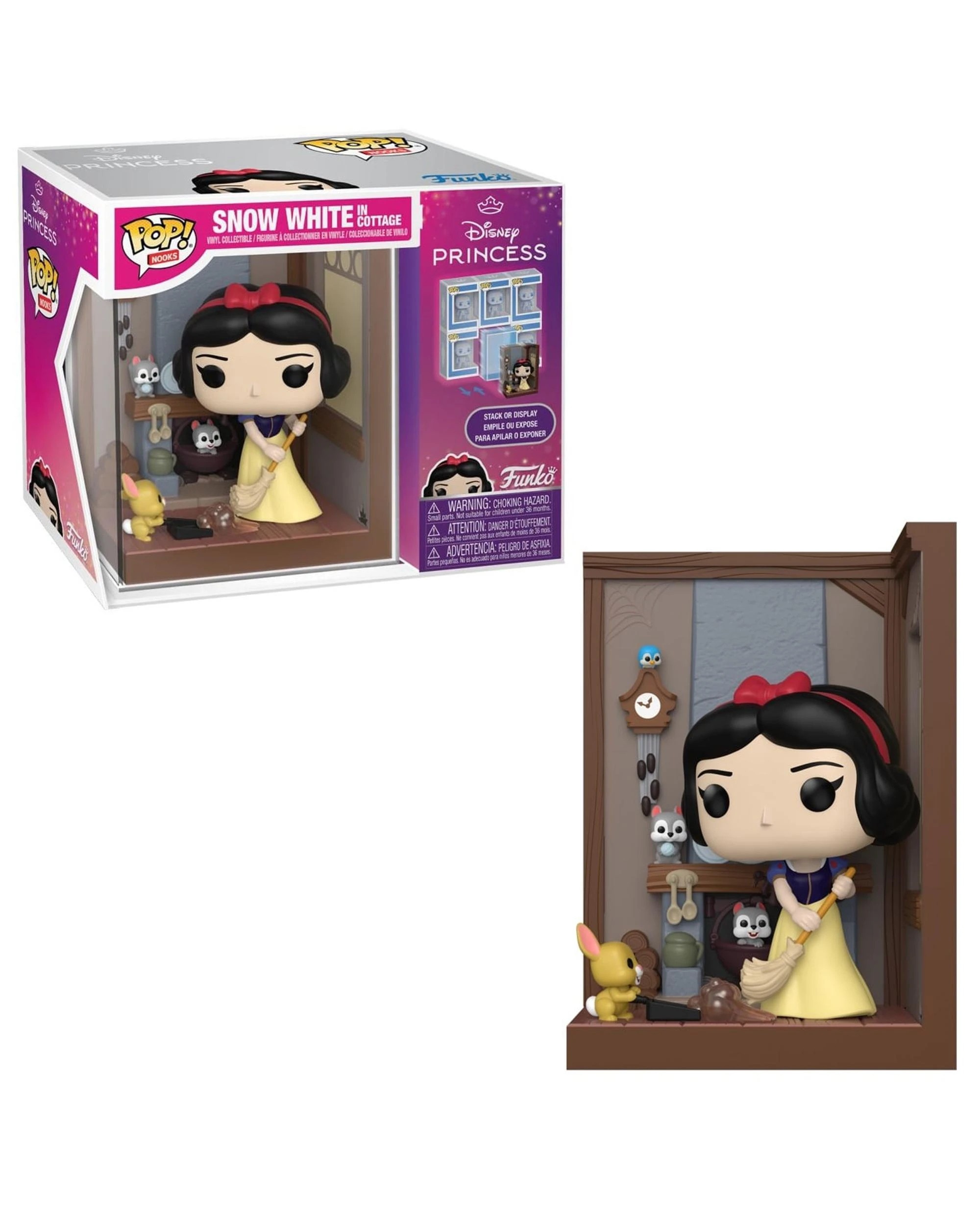 1 Disney Snow White - 1937 -  Snow White in Cottage POP! Nook Funko POP! Vinyl, 1 of 3