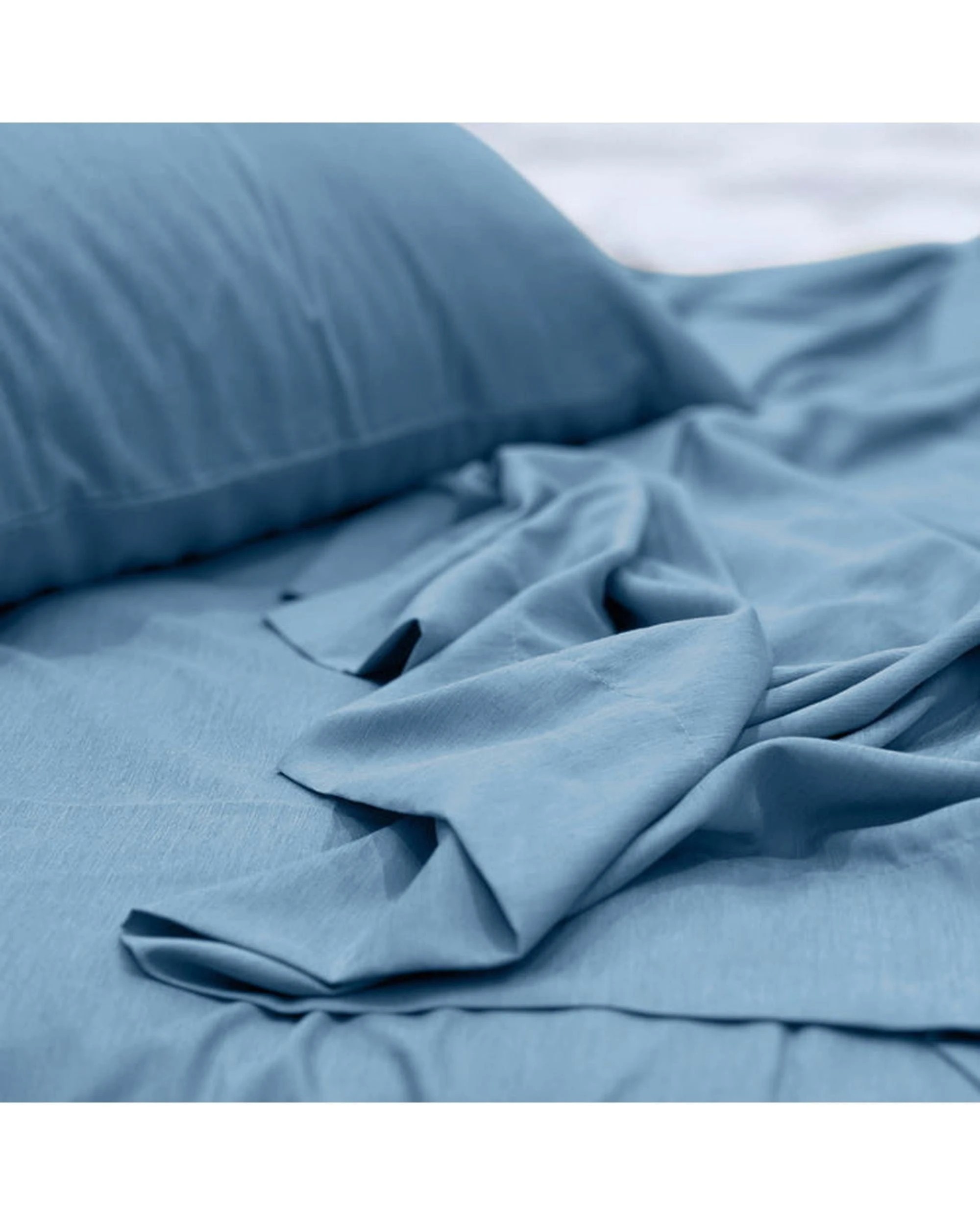 1 Odyysey Living Bamboo Blend Sheet Sets - King Bed - Blue, 1 of 1