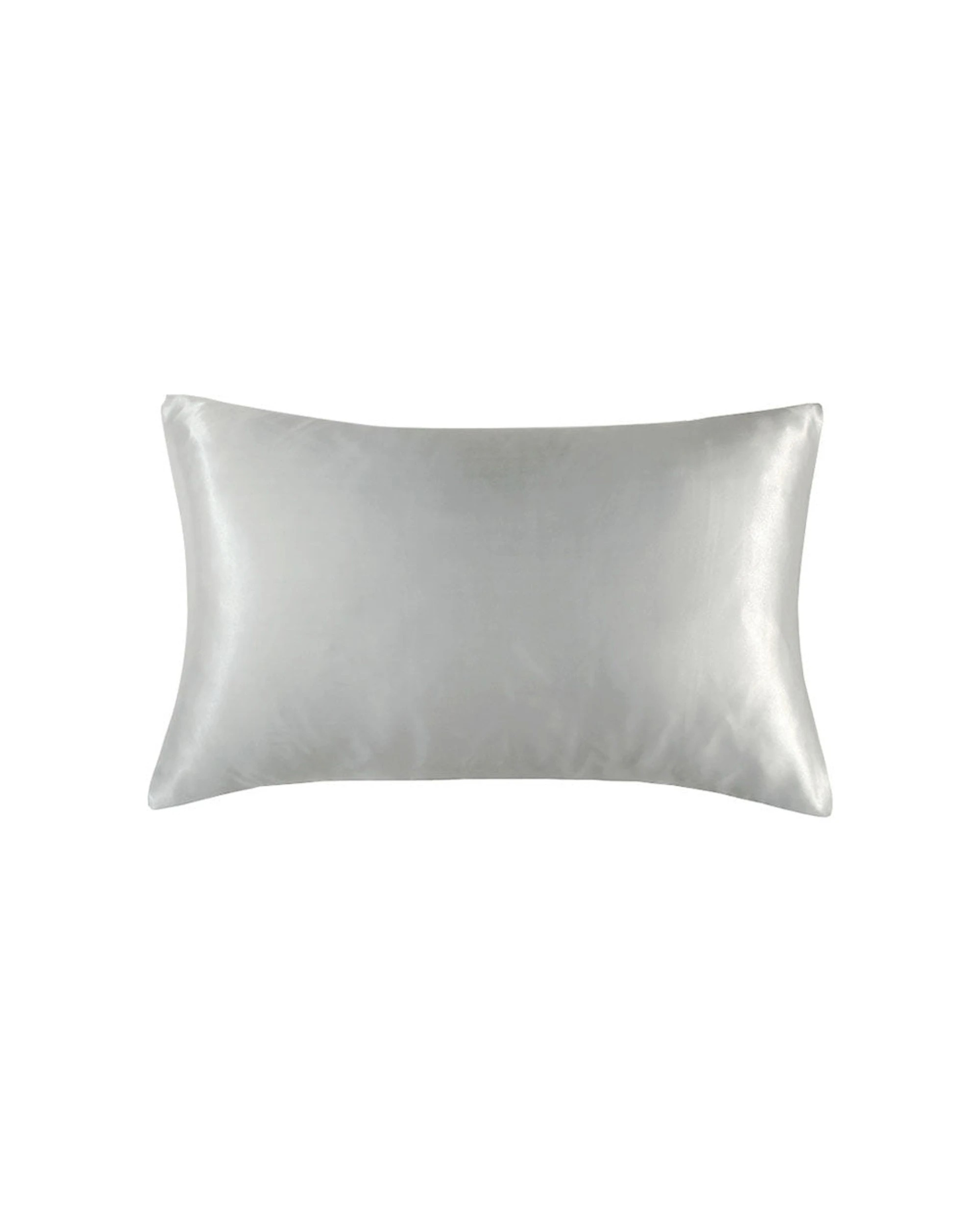 1 Cotton More 6A Grade Pure Mulberry Silk Pillowcase 48x74cm - Grey, 1 of 1