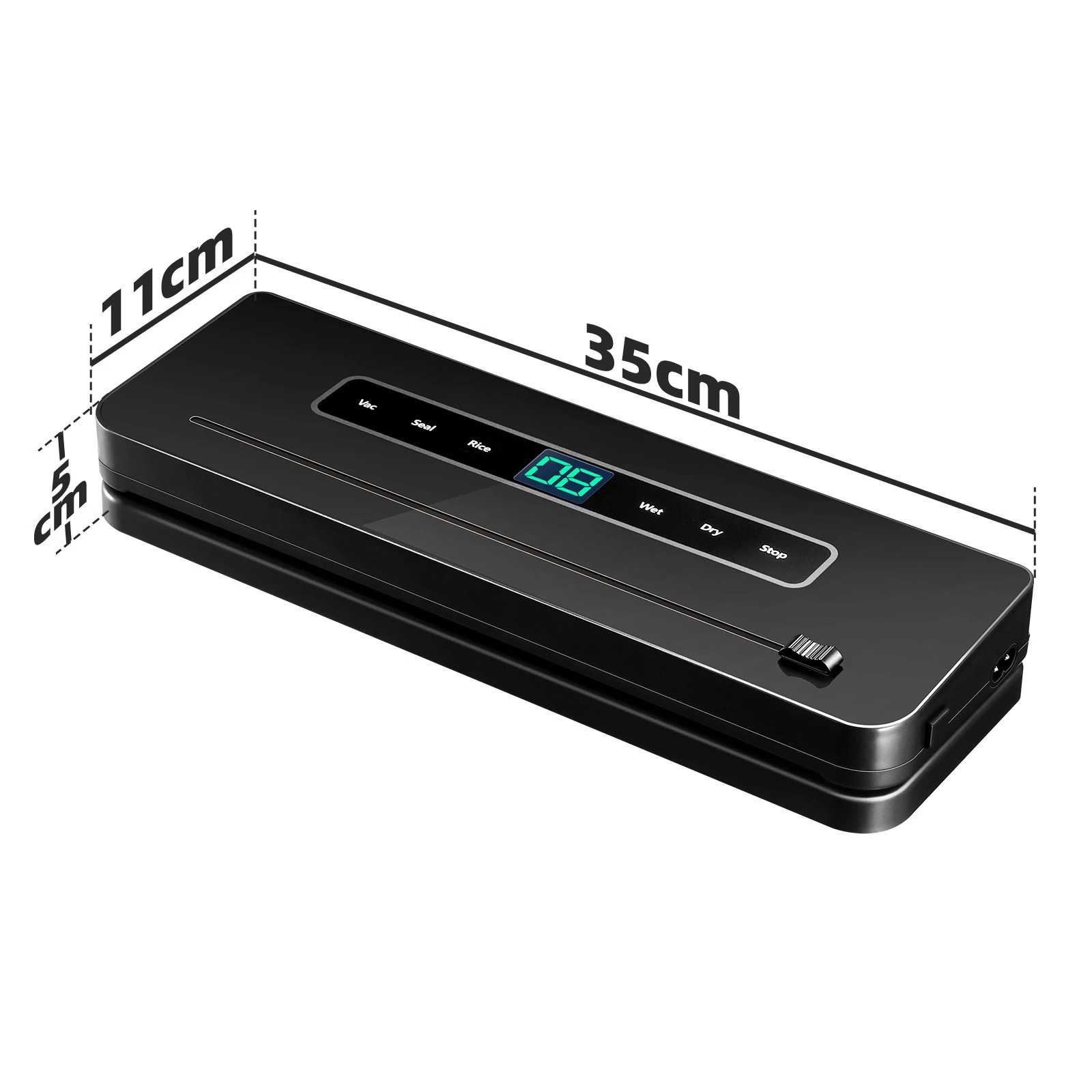 4 Ausway Kitchen Vacuum Sealer Dry Wet Food Saver Storage Machine 80Kpa 120W, 4 of 7
