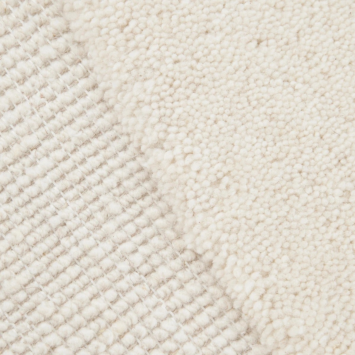 5 Common Ground Rugs Calista 165x115cm Shaped - Small Hand Tufted Wool Rug - White, 5 of 7