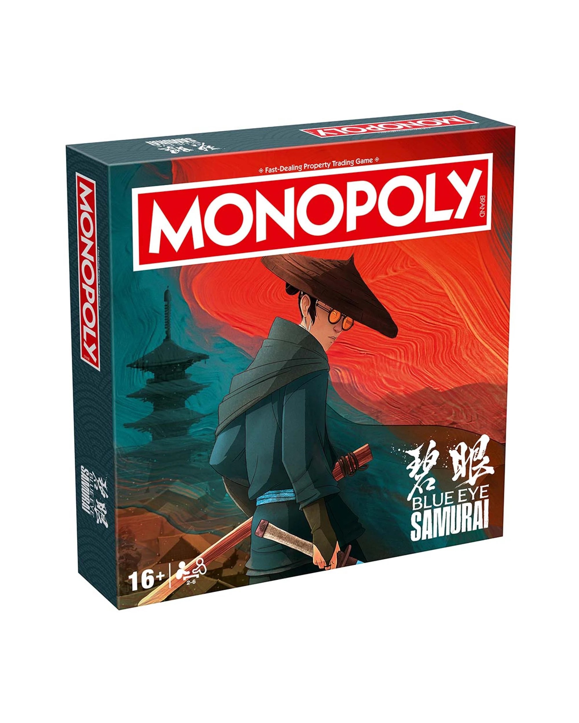 2 Monopoly Blue Eye Samurai Edition Board Game, 2 of 8