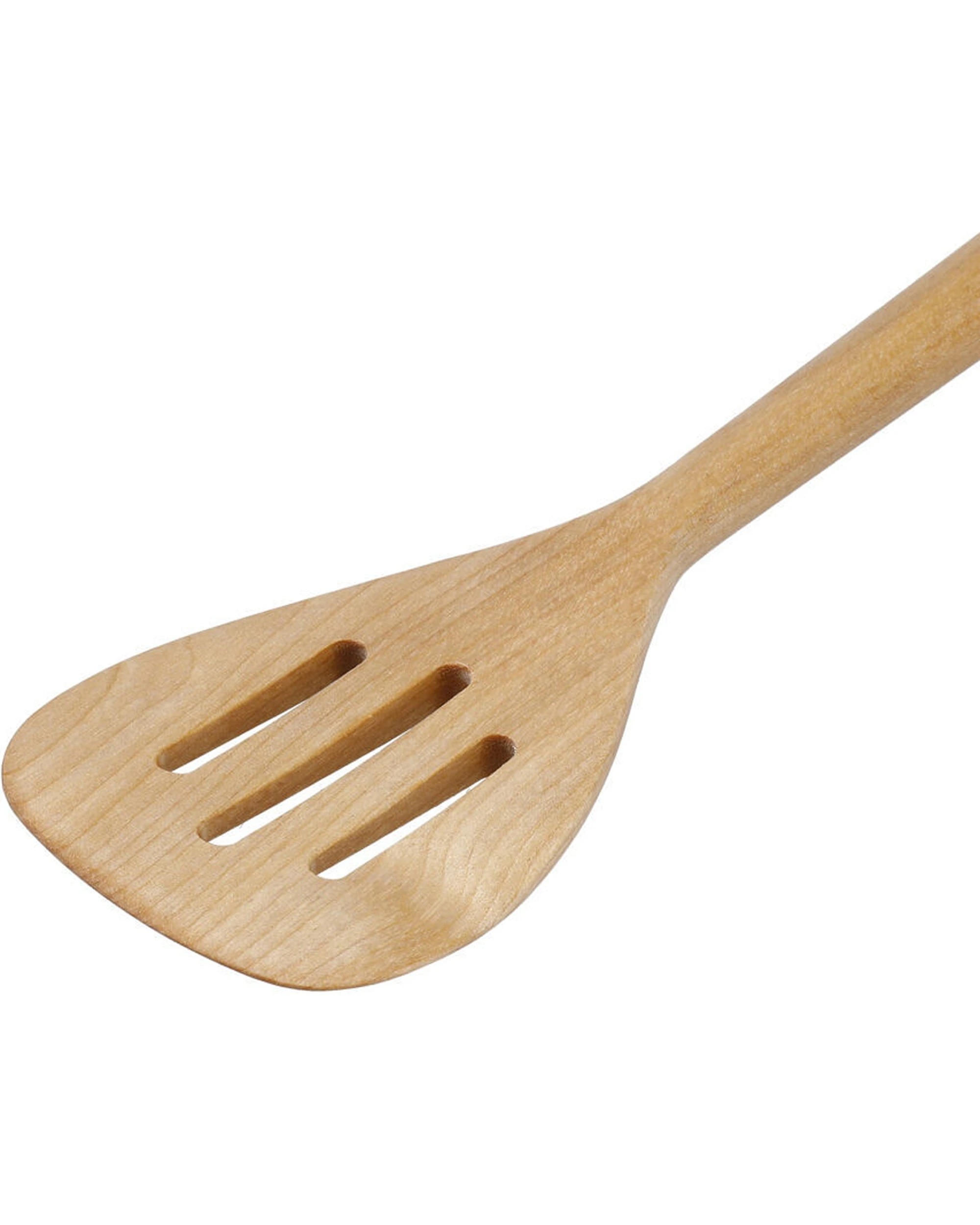 5 KitchenAid 4PK Birchwood Slotted Turner Wooden Kitchen Utensil Cooking Tool - Beige, 5 of 6