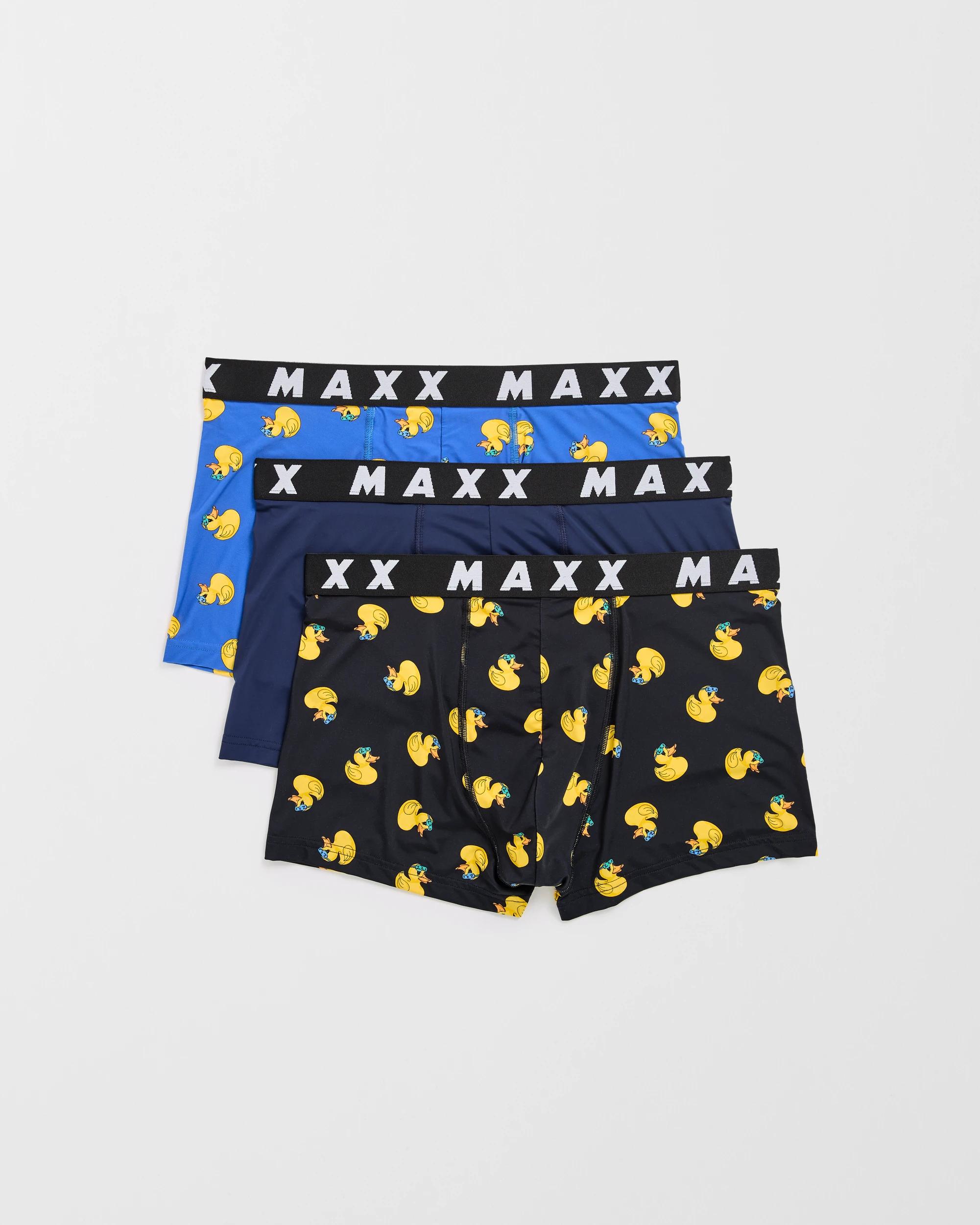 1 Maxx 3 Pack Microfibre Trunks MULTI DUCK, 1 of 4