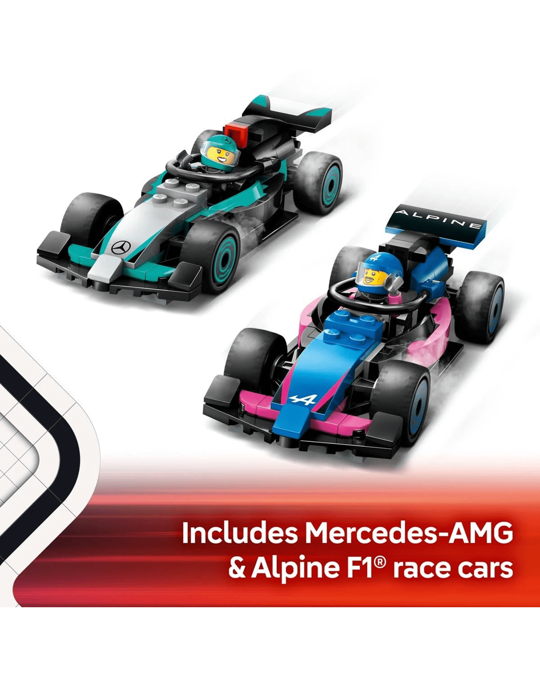 8 LEGO City F1 Garage & Mercedes-AMG & Alpine Cars 60444, 8 of 10