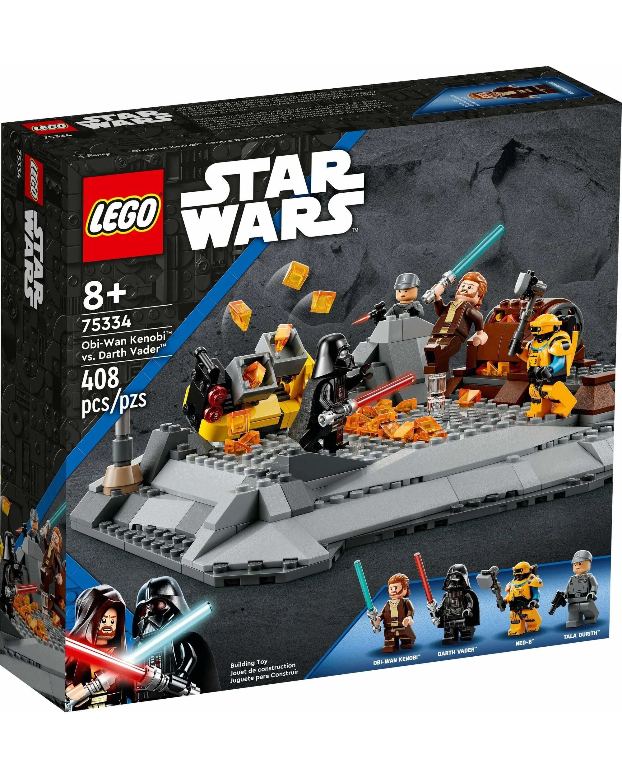 1 LEGO 75334 Obi-Wan vs. Vader Star Wars Building Set, 1 of 5