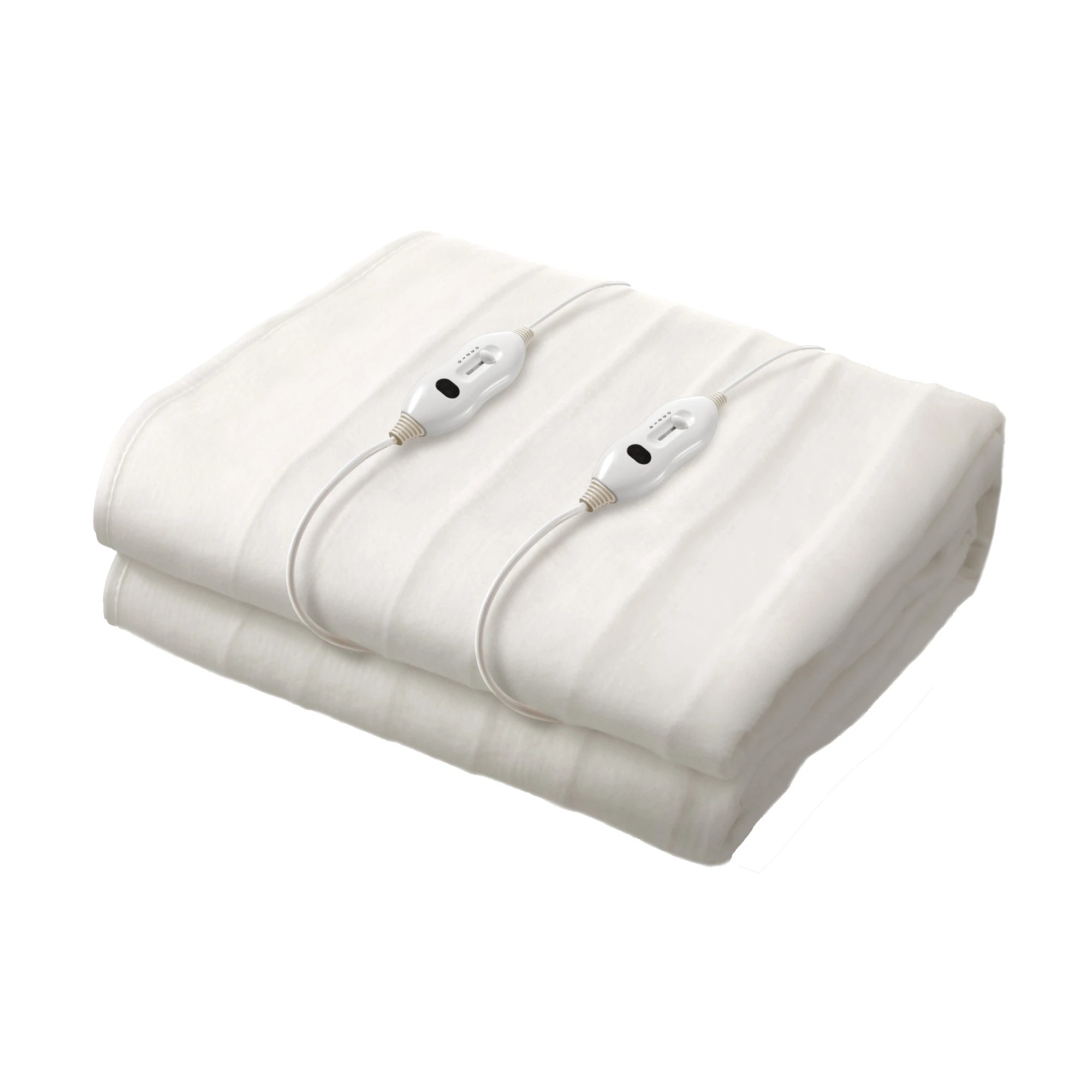 1 Bedra Bedding Electric Blanket Fully Fitted Polyester Winter Heated Underlay Queen - Queen Bed - White, 1 of 10
