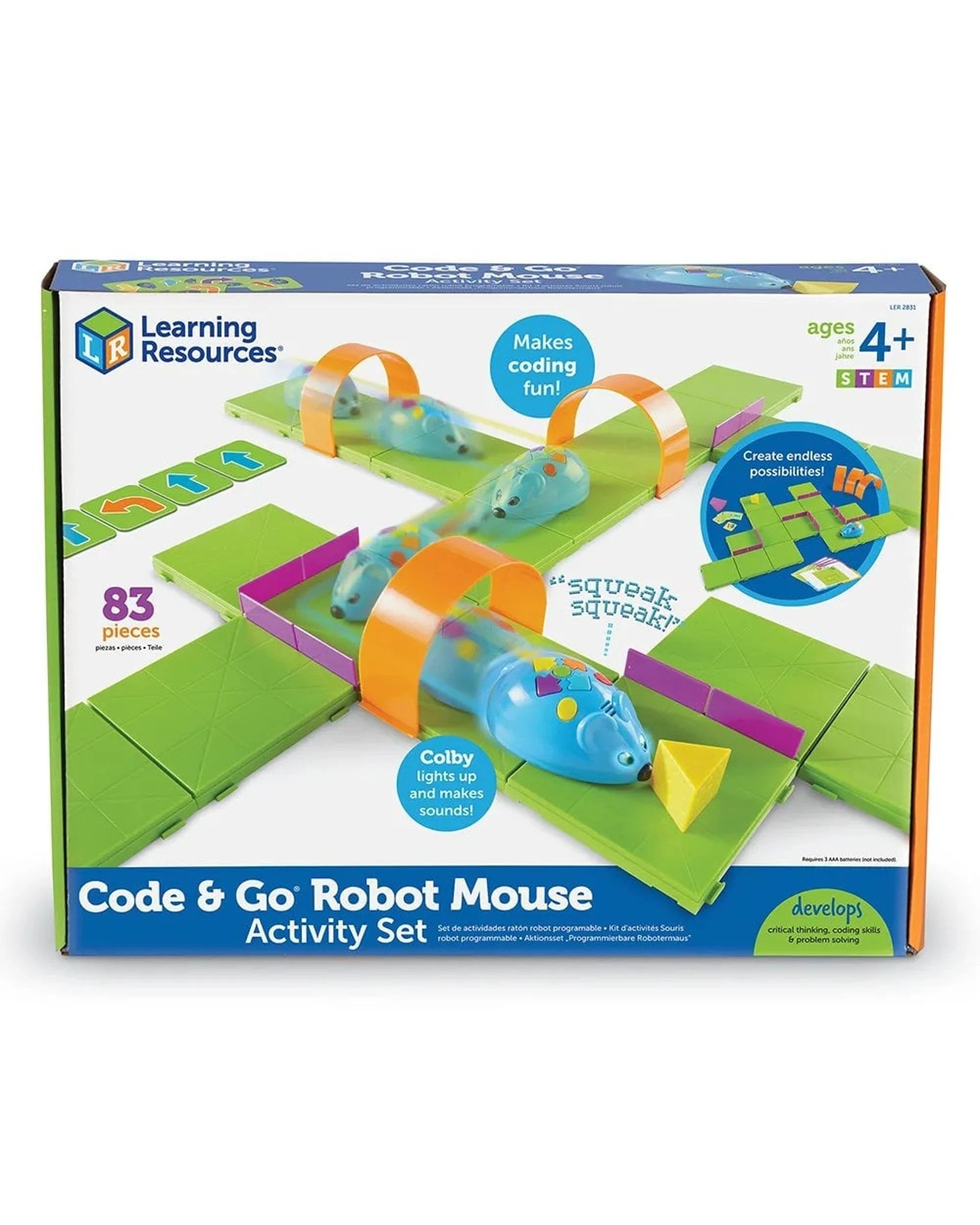 2 Learning Resources Code and Go Robot Mouse Activity Set, 2 of 10